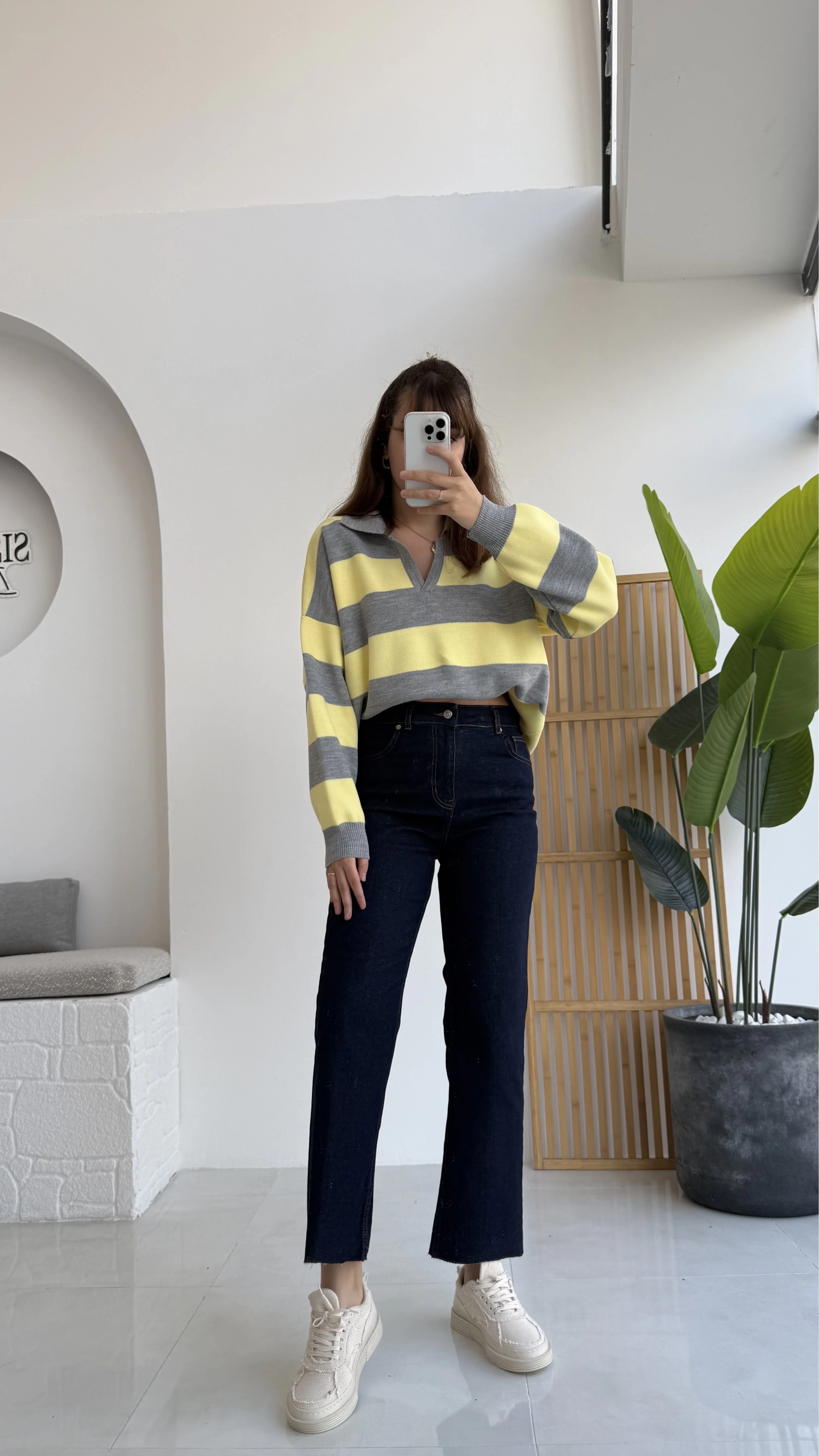 Callista Straight Leg Koyu Lacivert Jean Pantolon - Kod: 1658