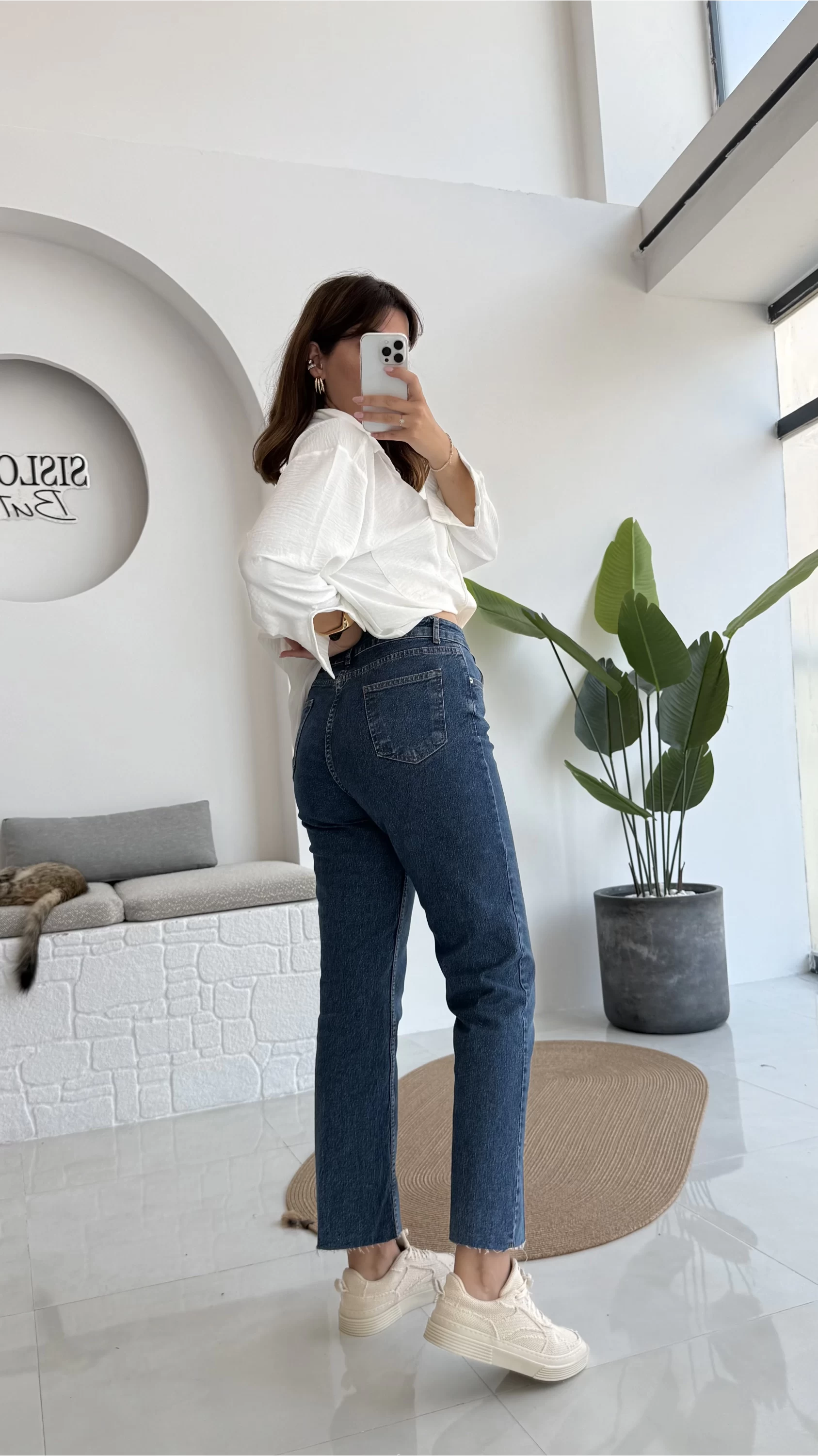Callista Straight Leg Koyu Mavi Jean Pantolon - Kod: 1652