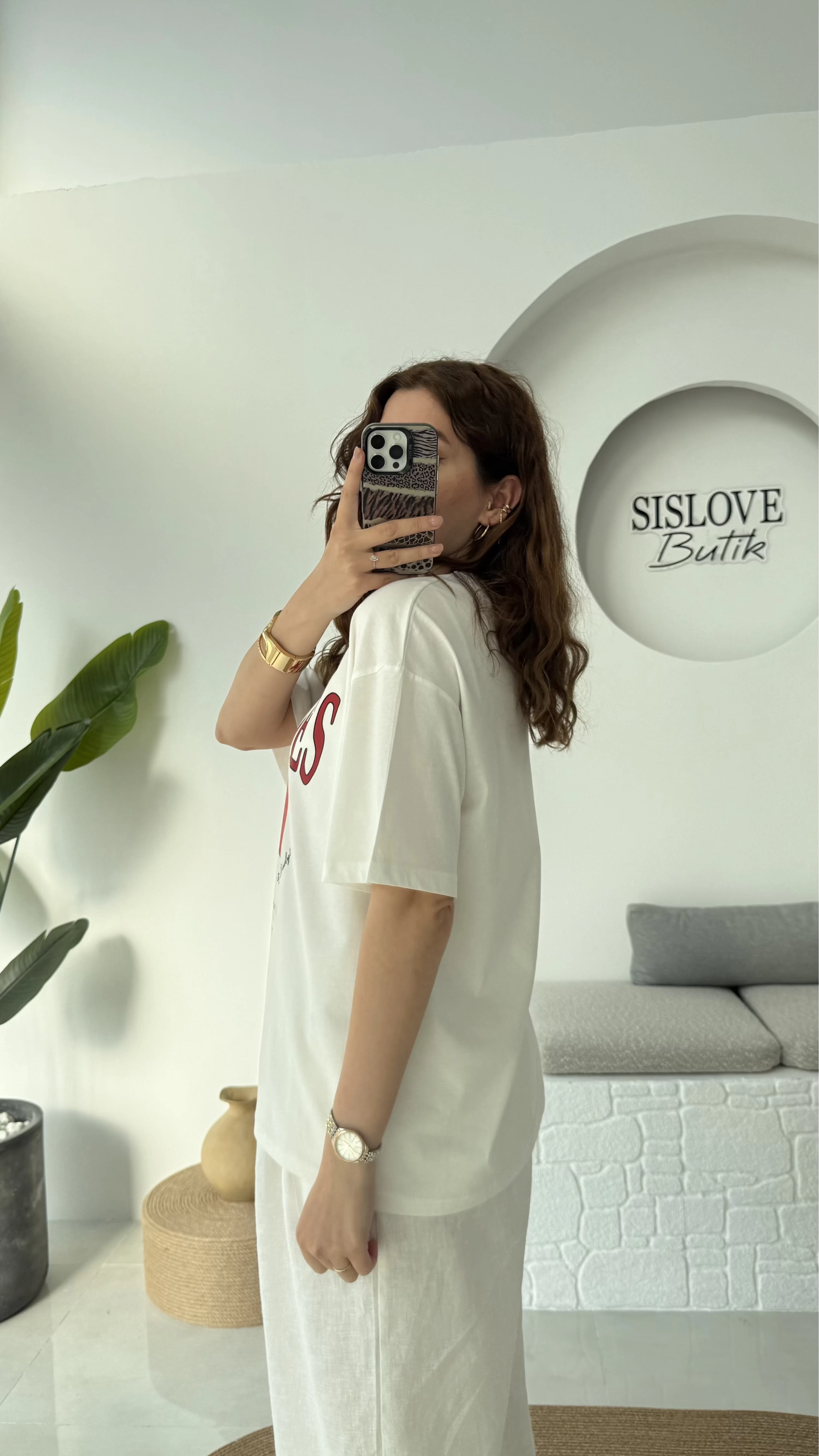 Cherry Baskılı T-shirt - 00350
