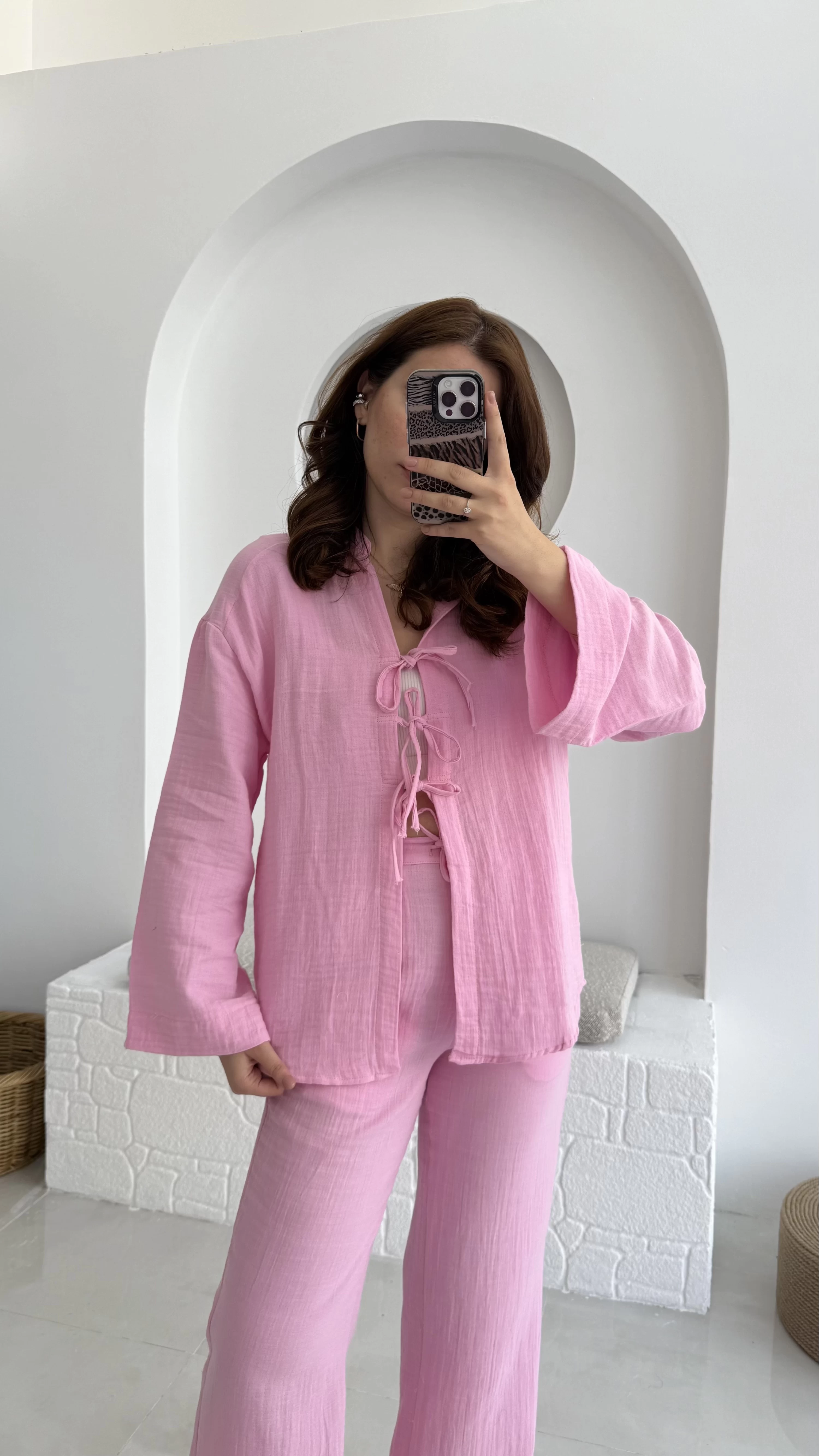 Colmar Müslin Pamuk Takım Pembe