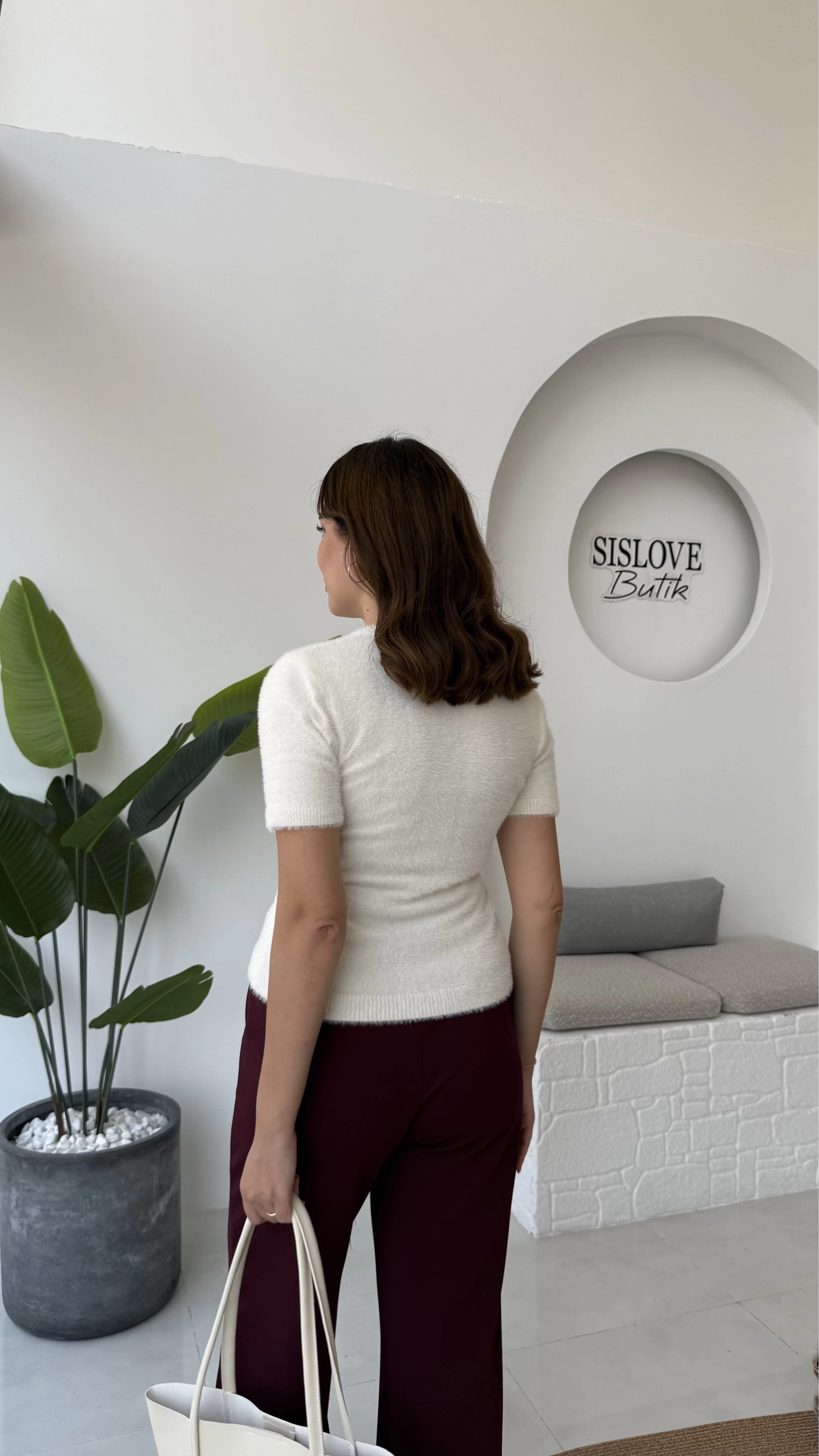 Coquette Kurdele Düğmeli Hırka - Kırık Beyaz - 25033