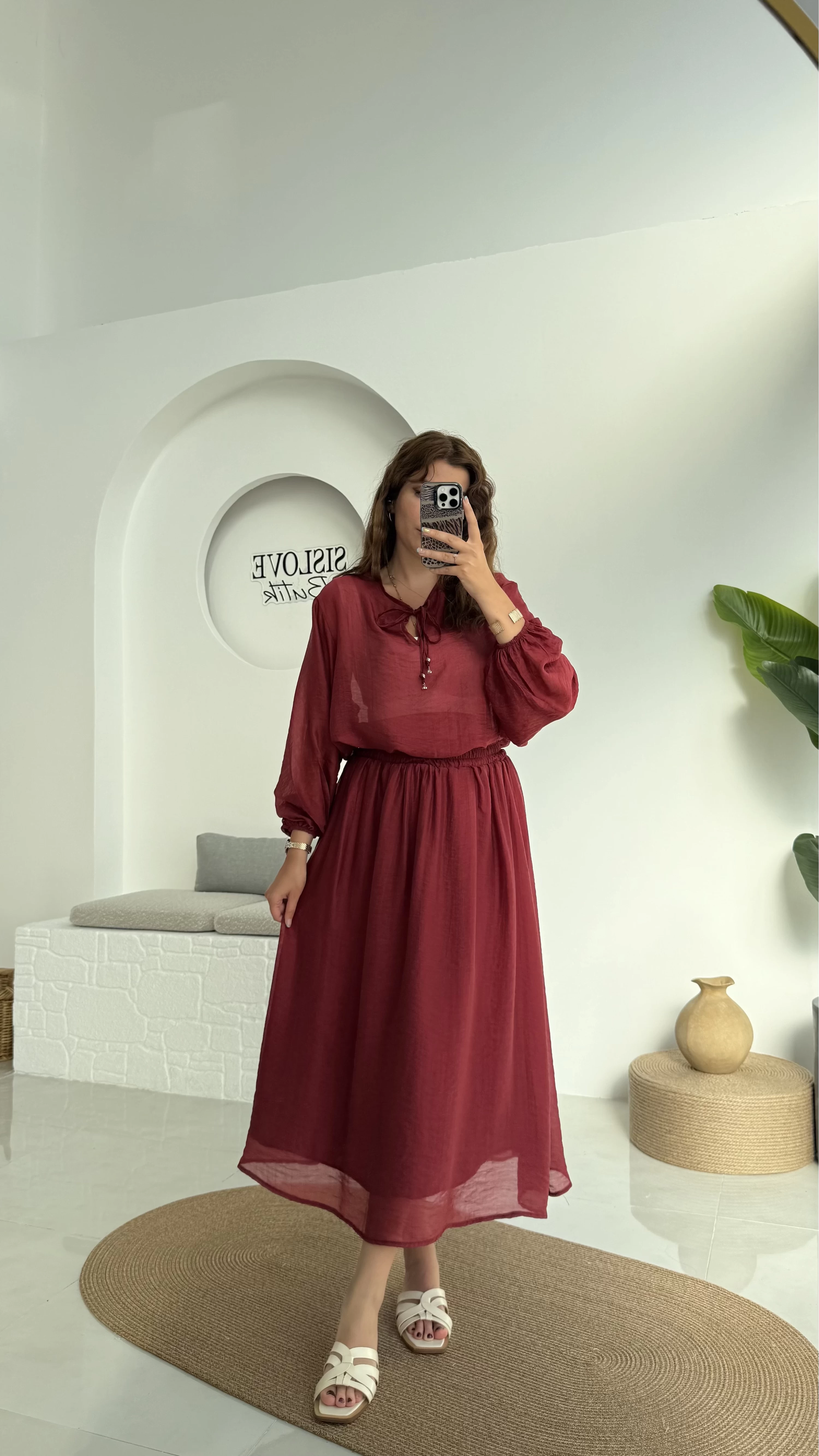 CRUSH Etek Takım Bordo