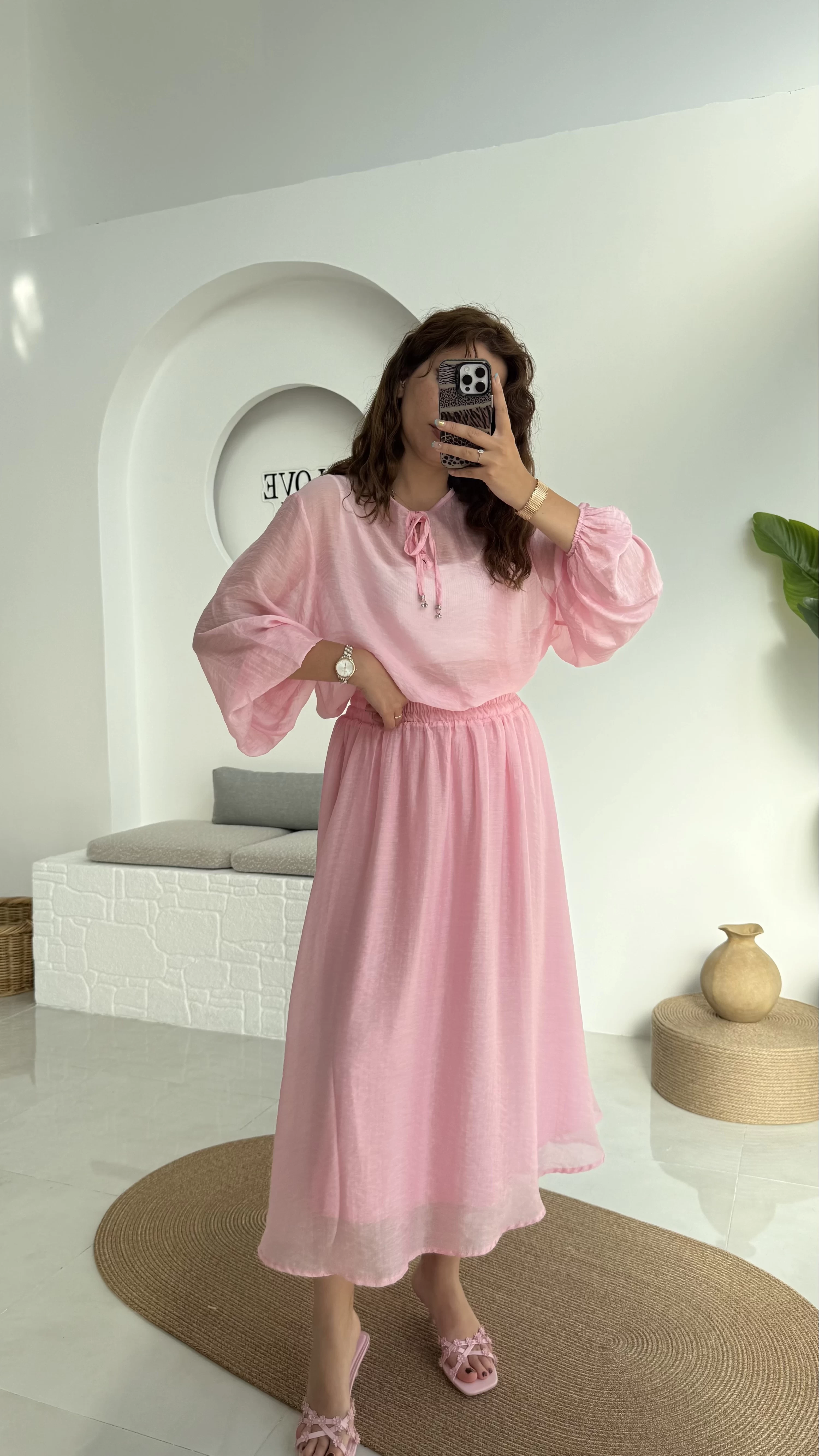 CRUSH Etek Takım Pembe