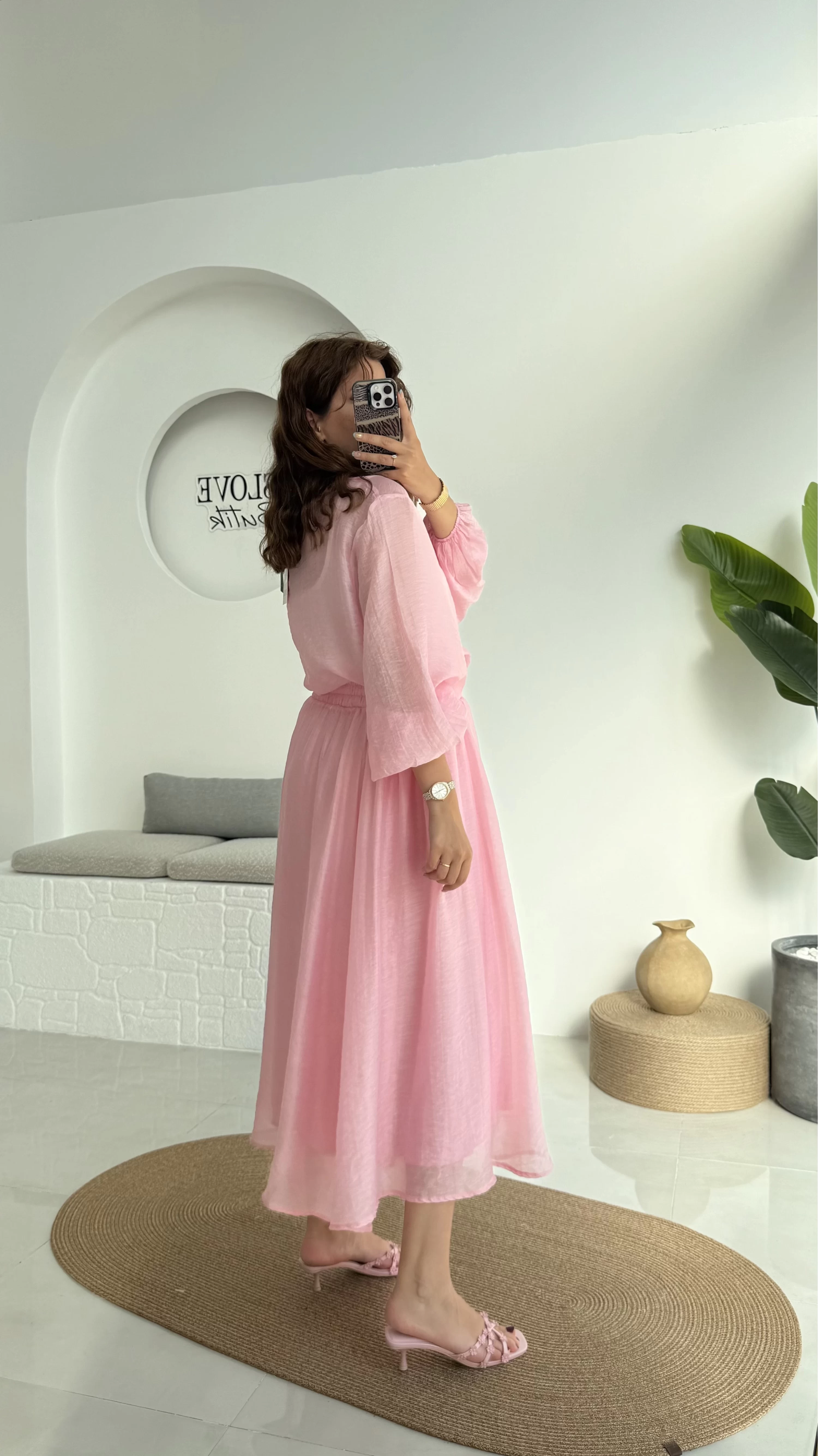 CRUSH Etek Takım Pembe