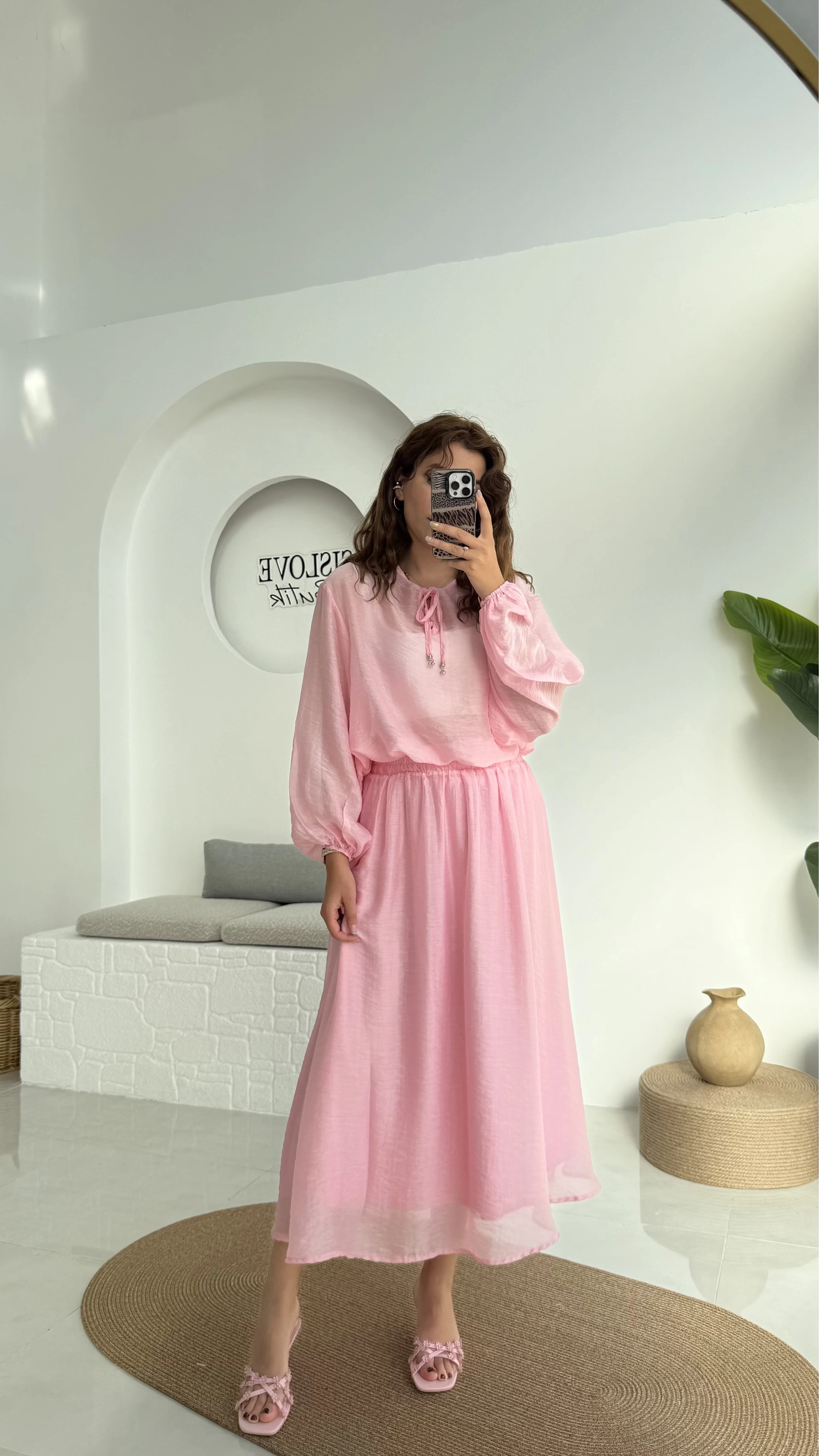 CRUSH Etek Takım Pembe