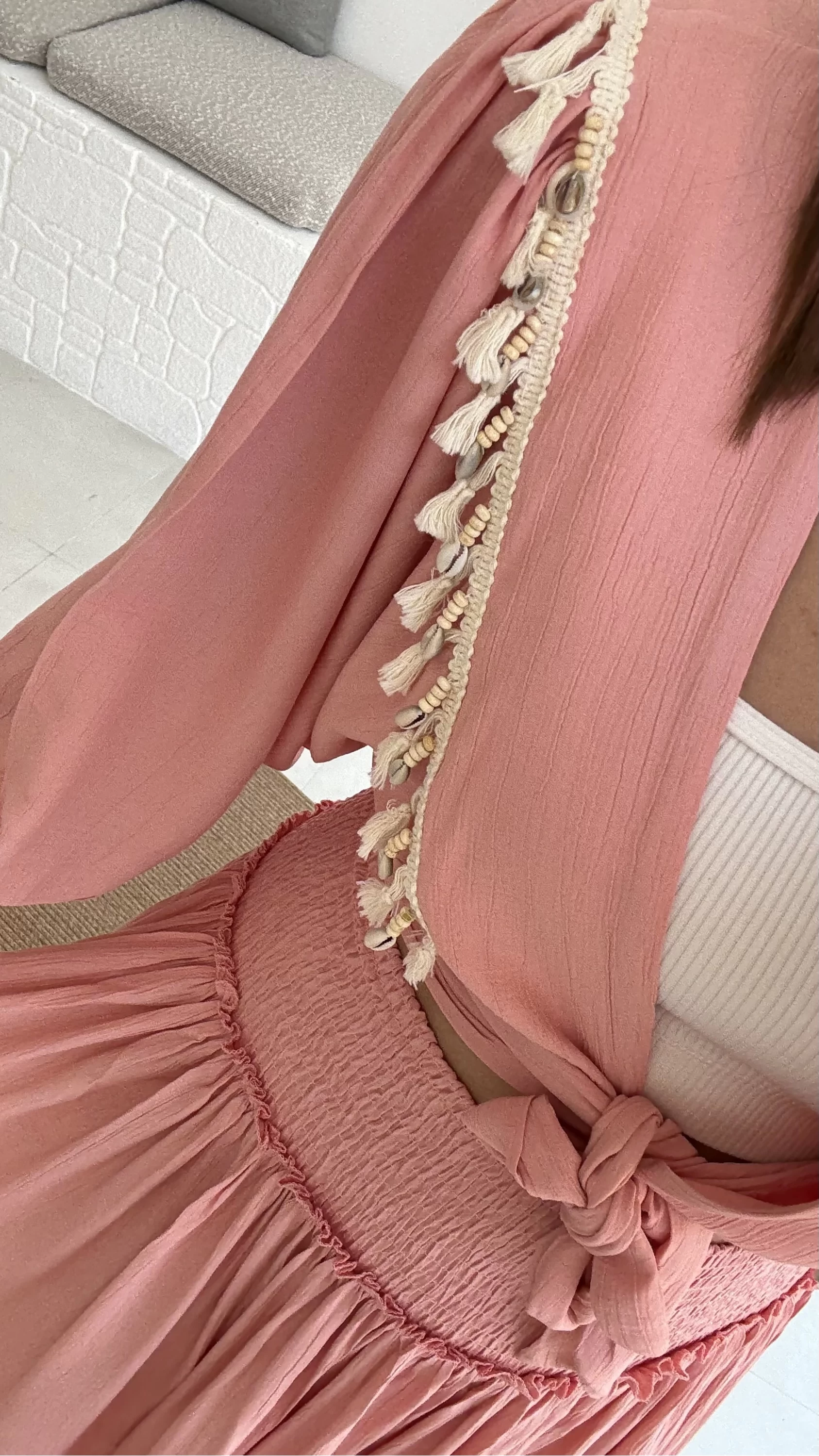 Deniz Kabuklu Etek Takım Pembe