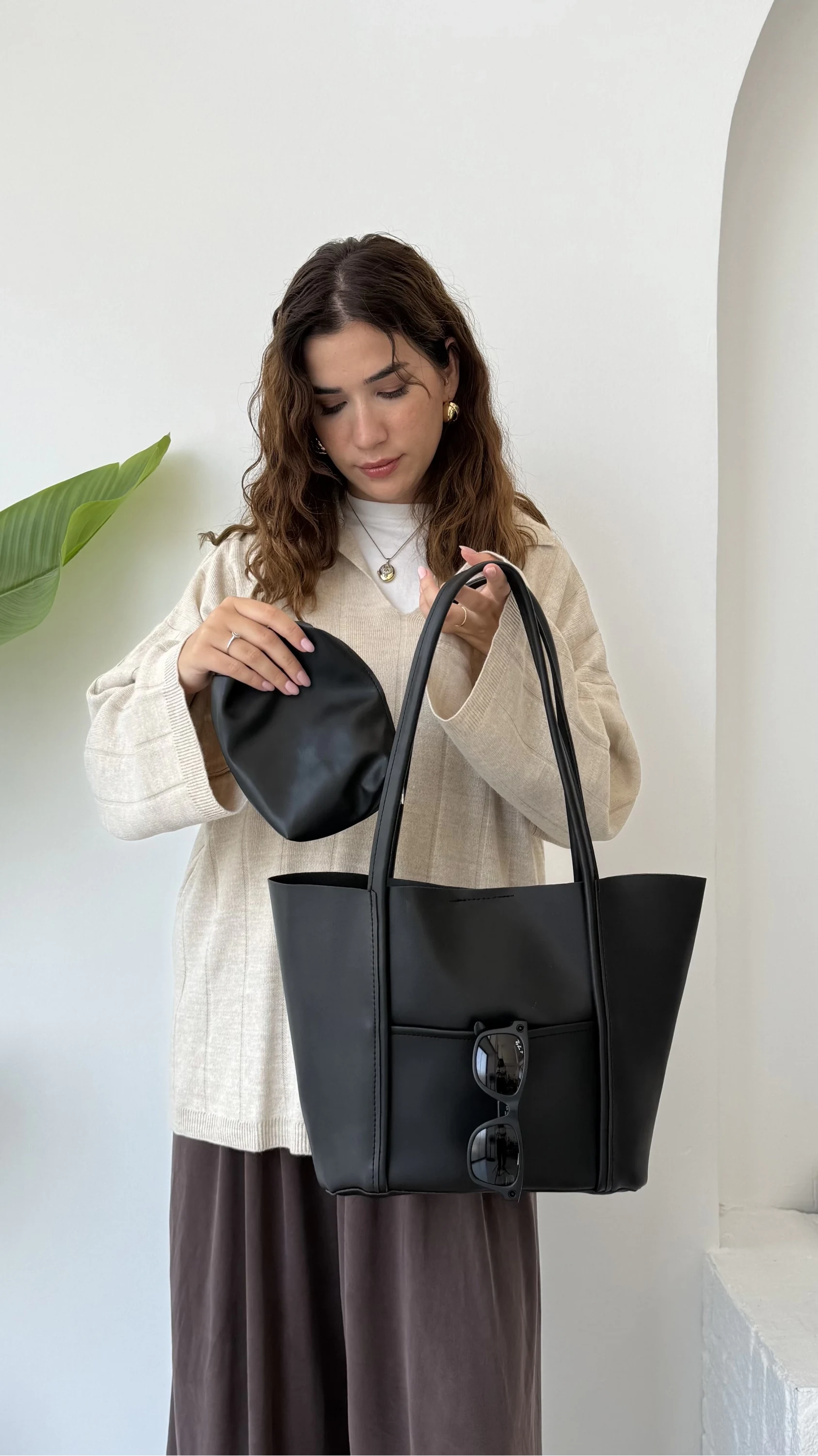 Elena Yavrulu Çanta - Siyah