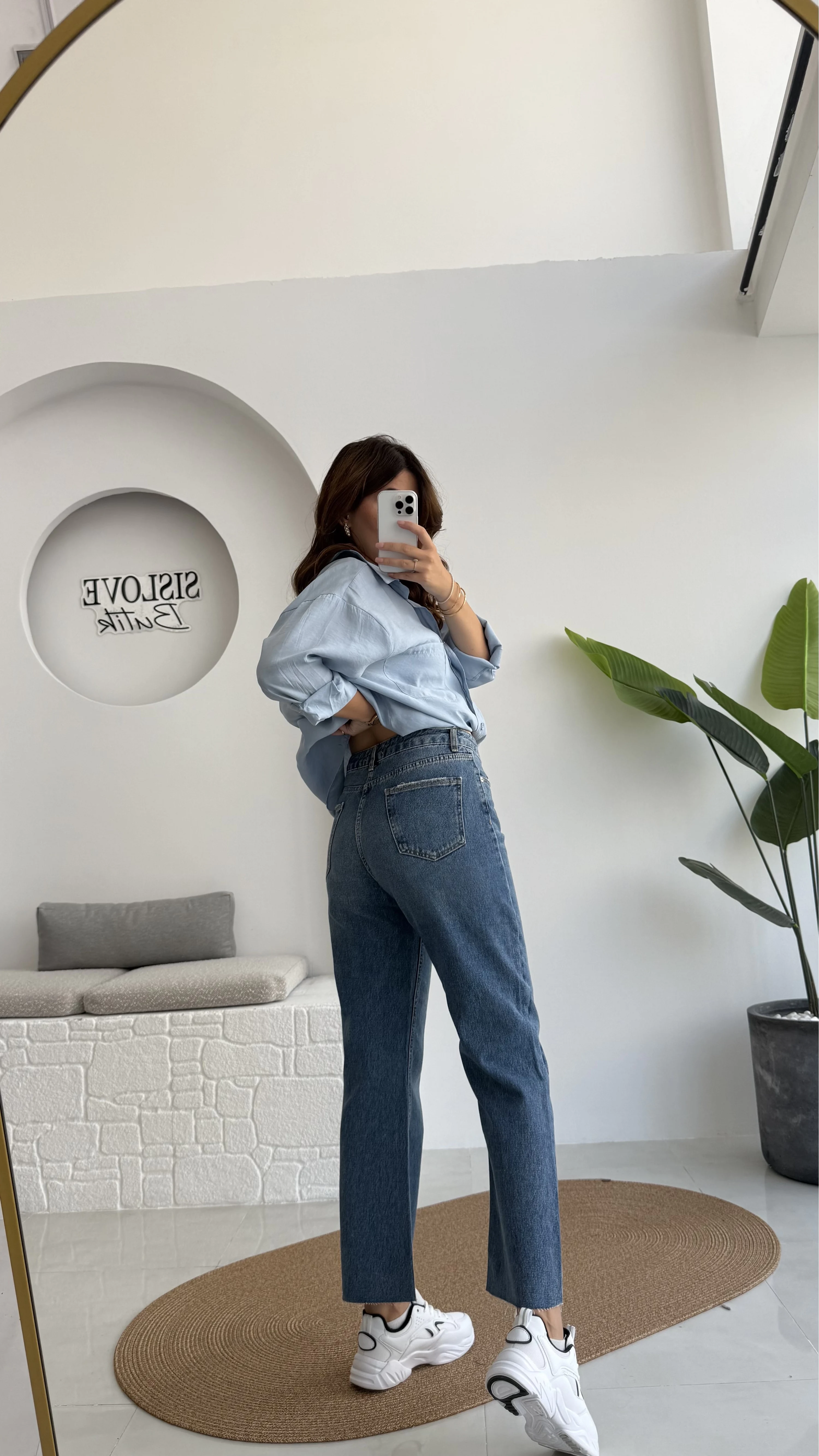 Ely Mavi Straight Fit Jean