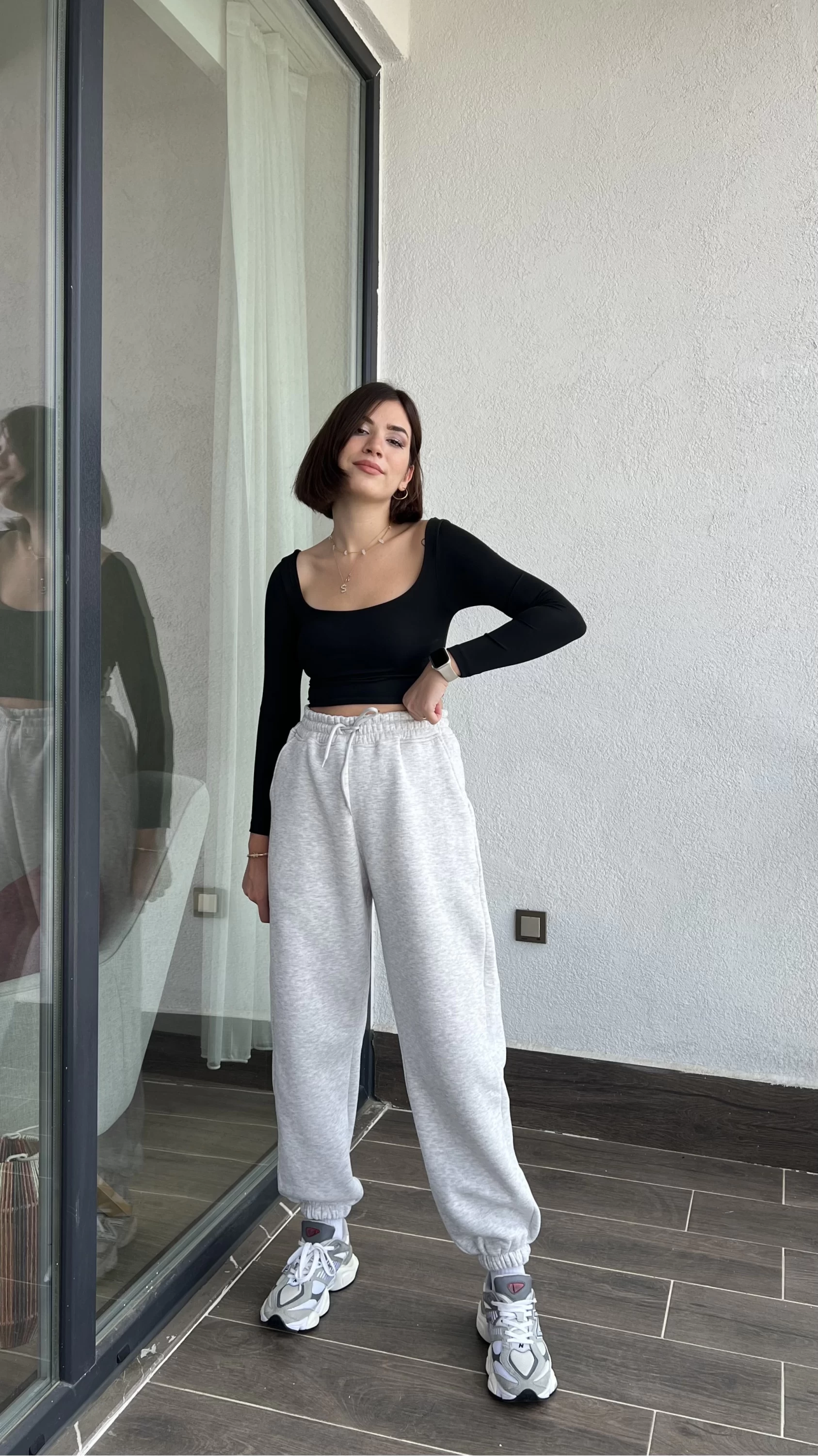 Flowe Gri Eşofman Altı