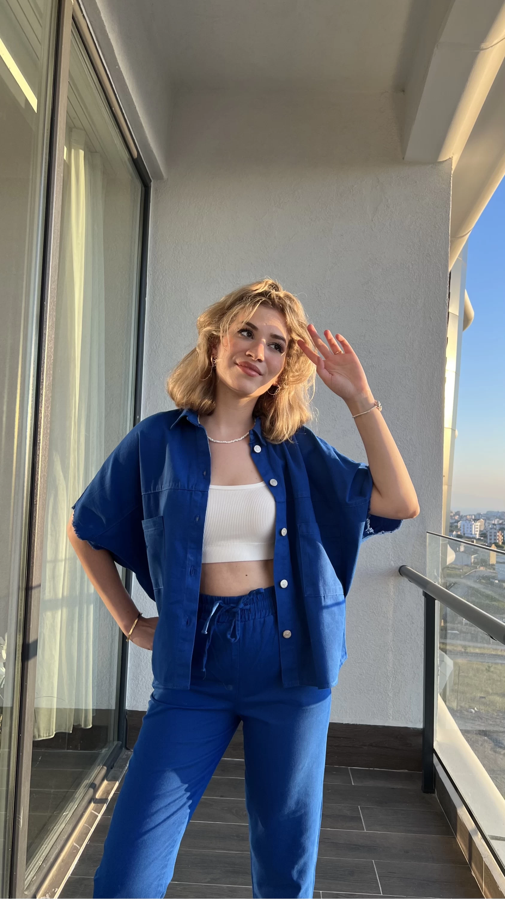 Gabardin Gömlek&Pantolon Takım