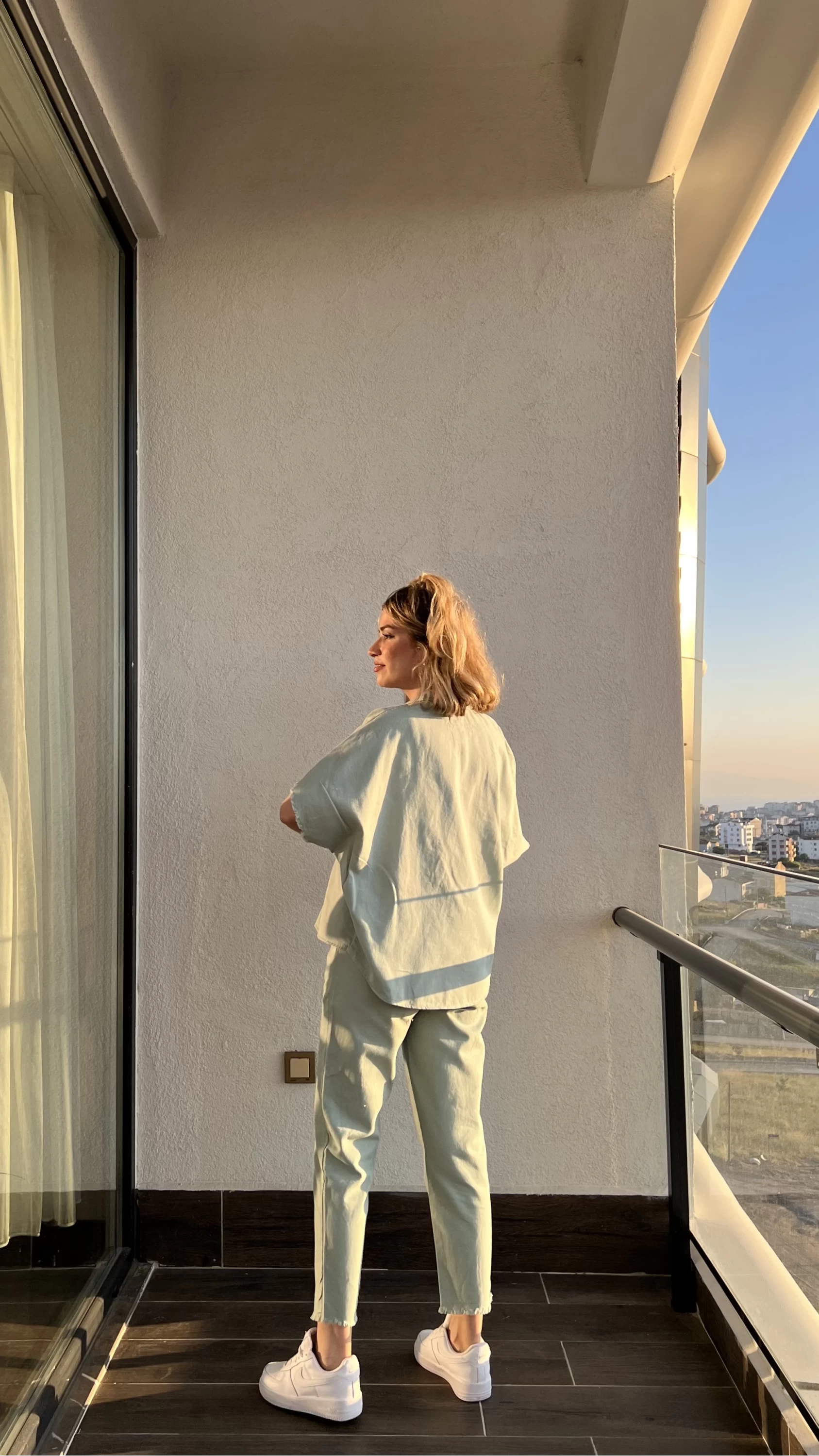 Gabardin Gömlek&Pantolon Takım