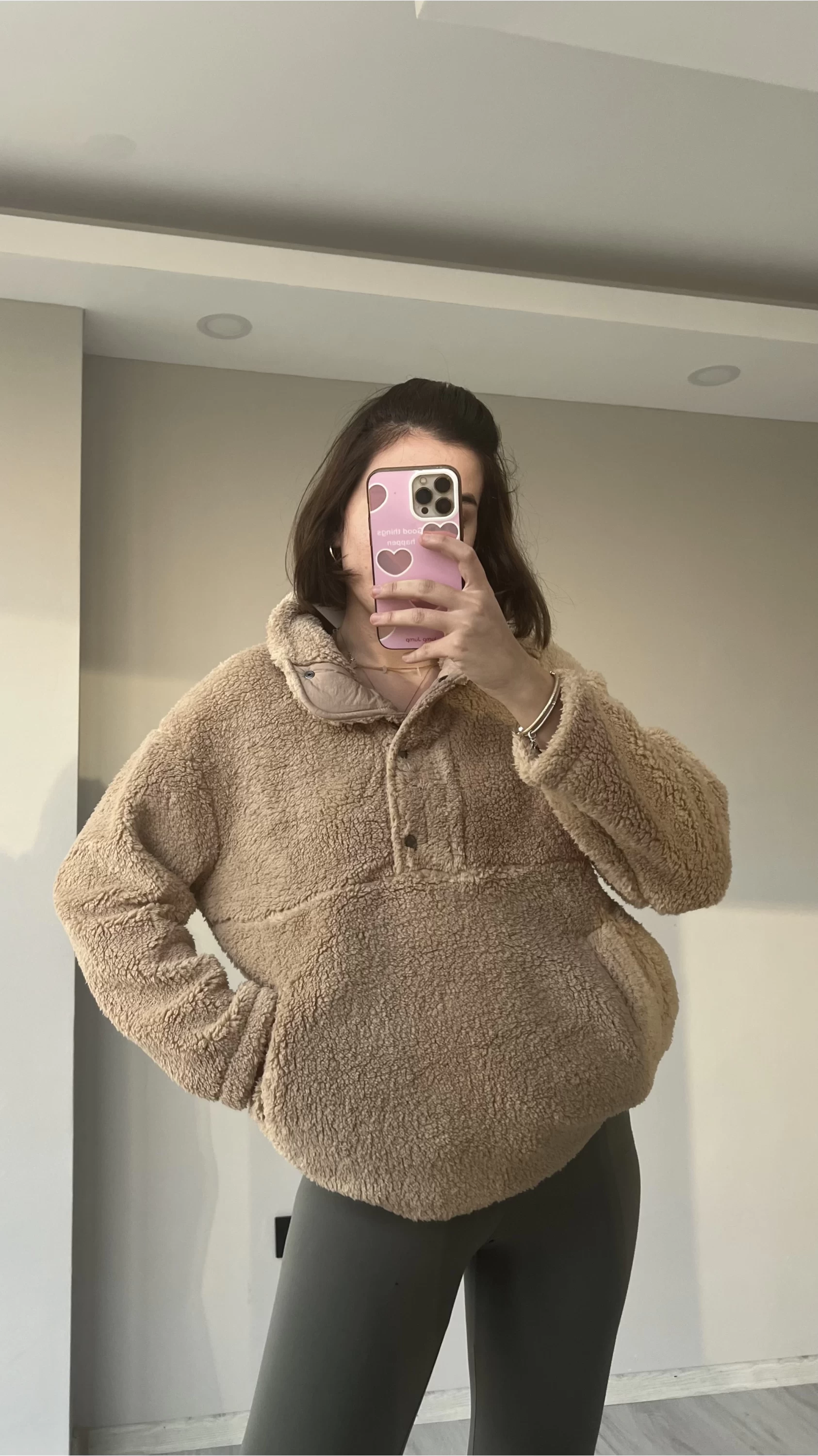 Jayla Kahve Peluş Sweat