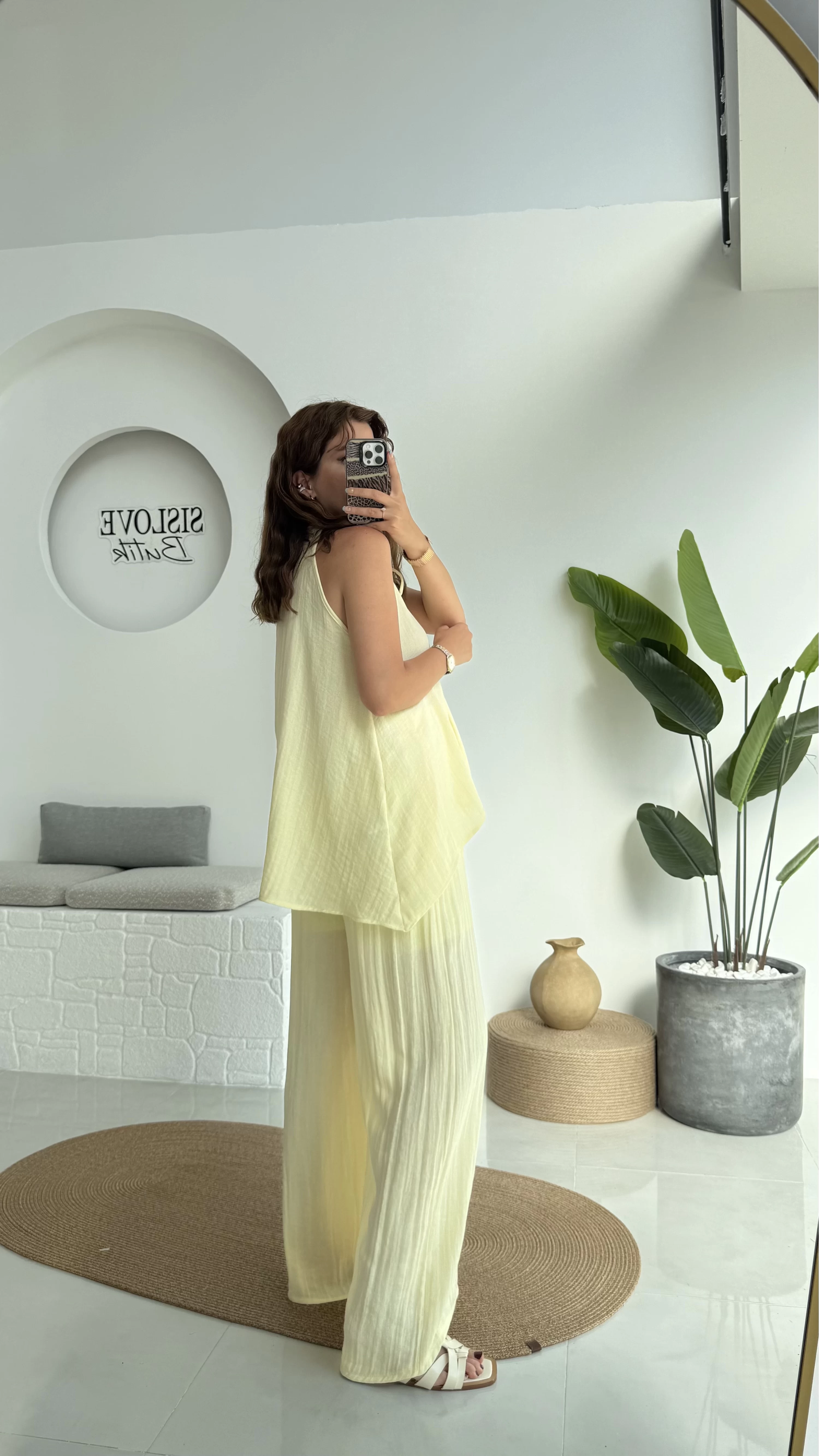 Karmen Keten Takım Sarı 51182