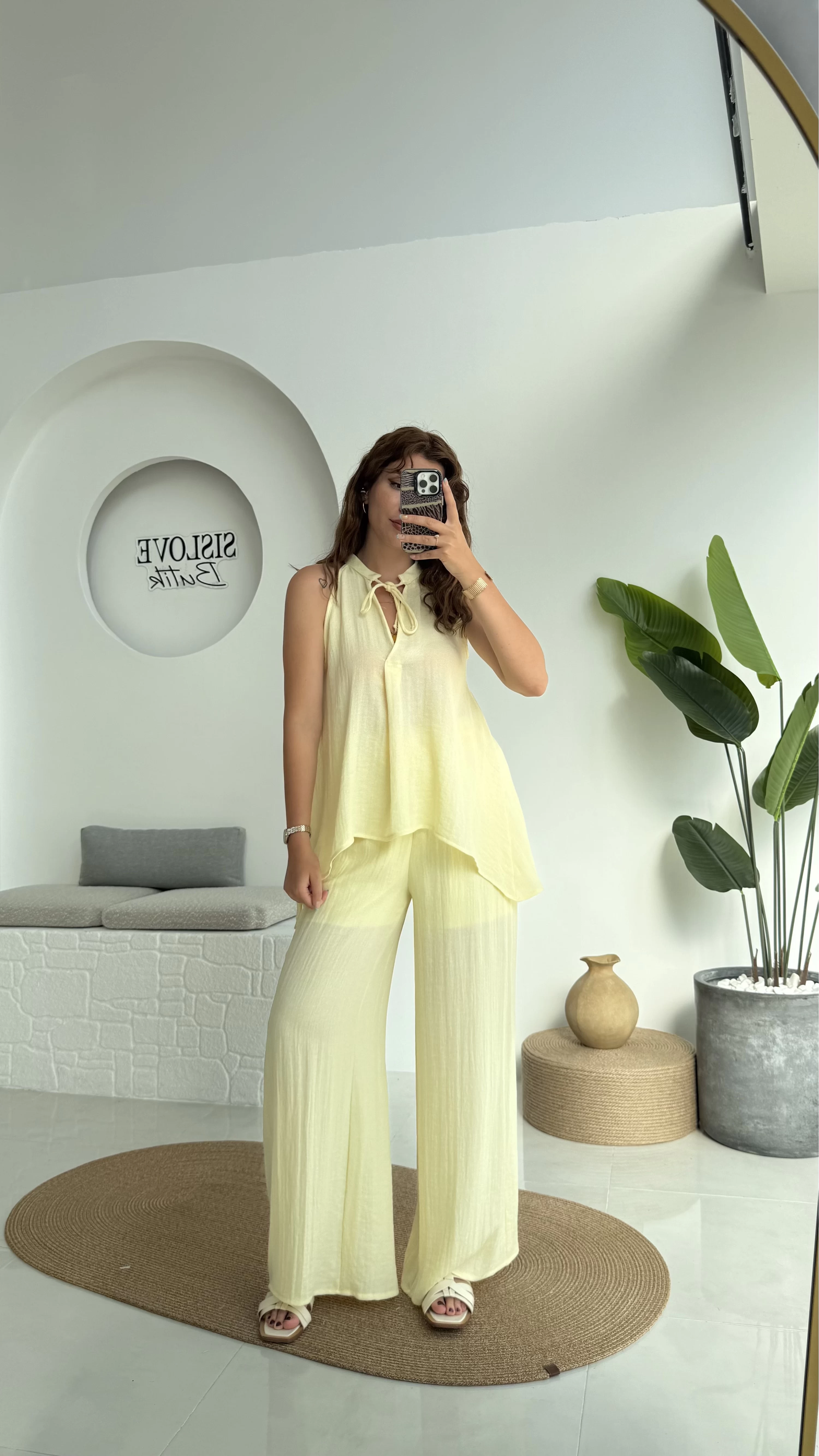 Karmen Keten Takım Sarı 51182