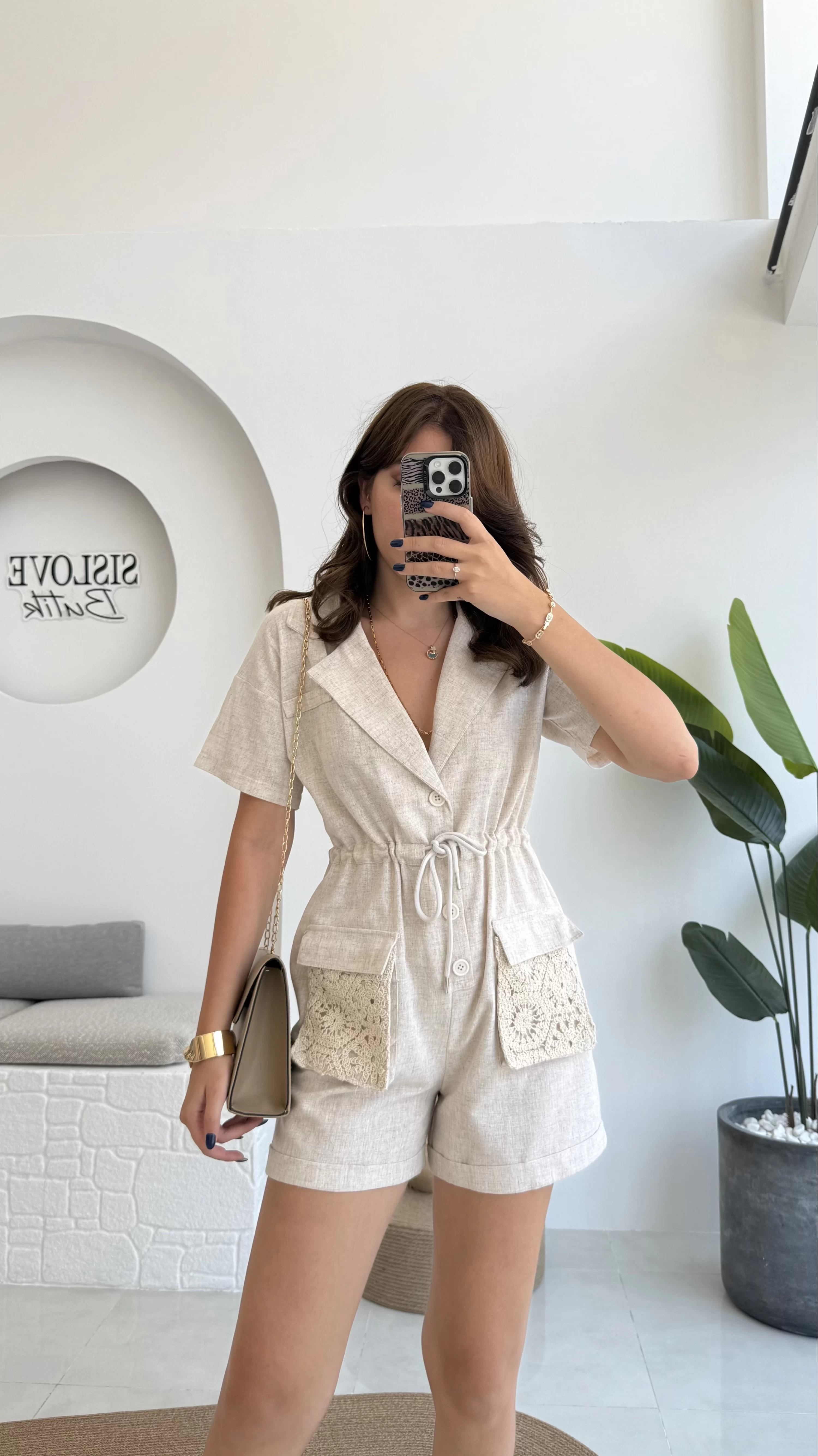Molly Keten Tulum - 7001