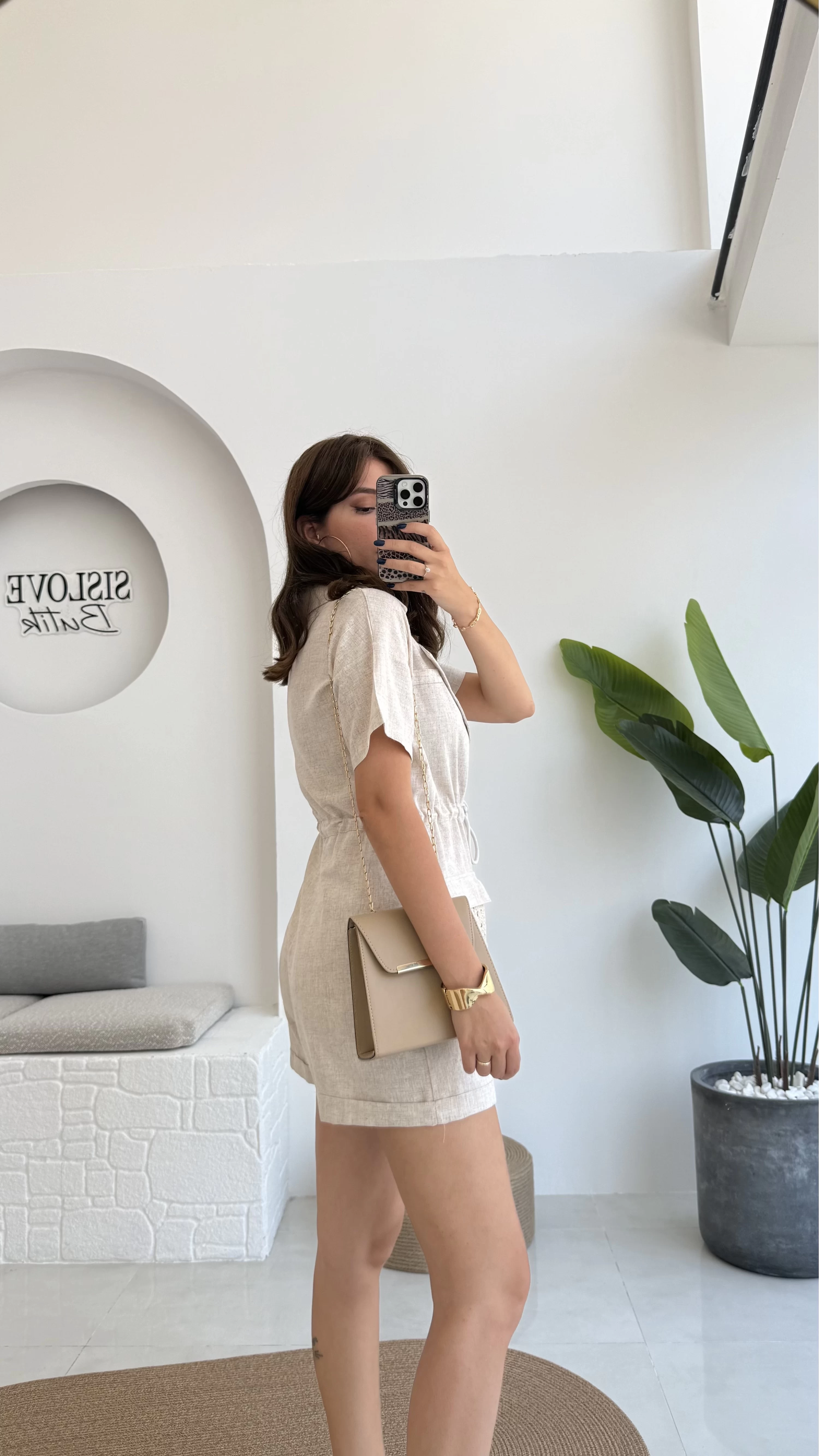 Molly Keten Tulum - 7001