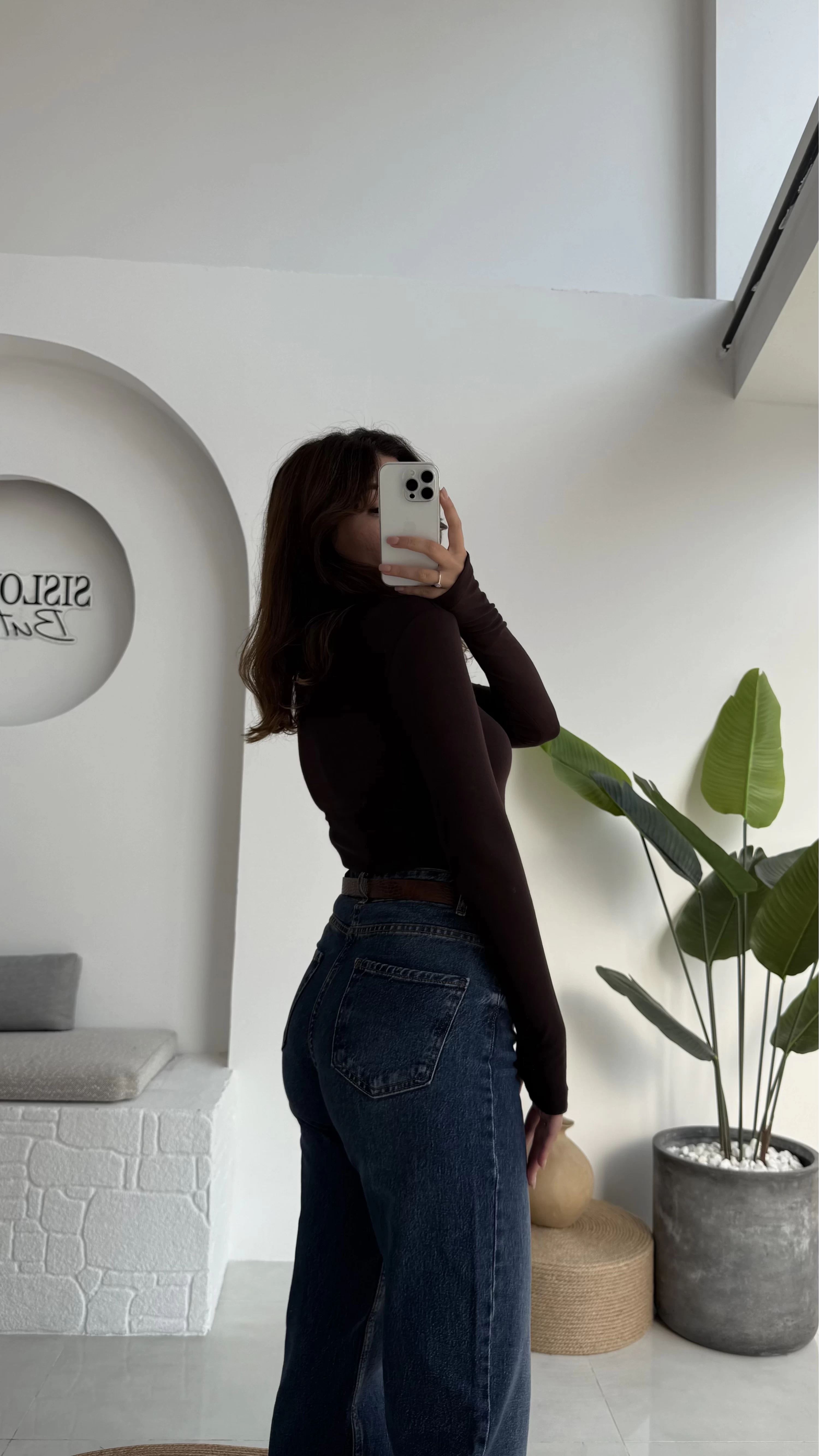 Oys Acı Kahve Parmak Geçmeli Body