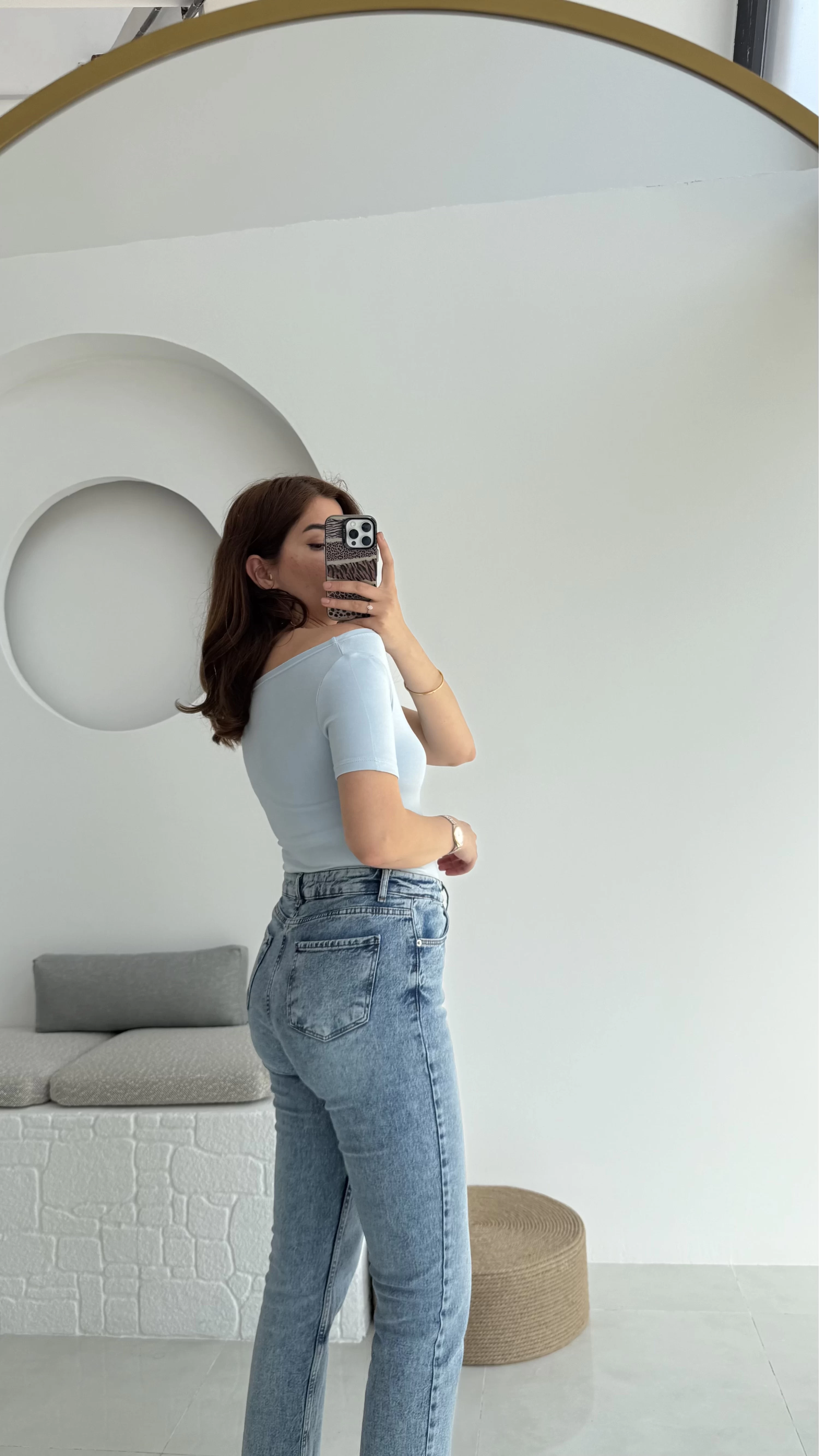 Oys Kayık Yaka T-Shirt Bebe Mavisi