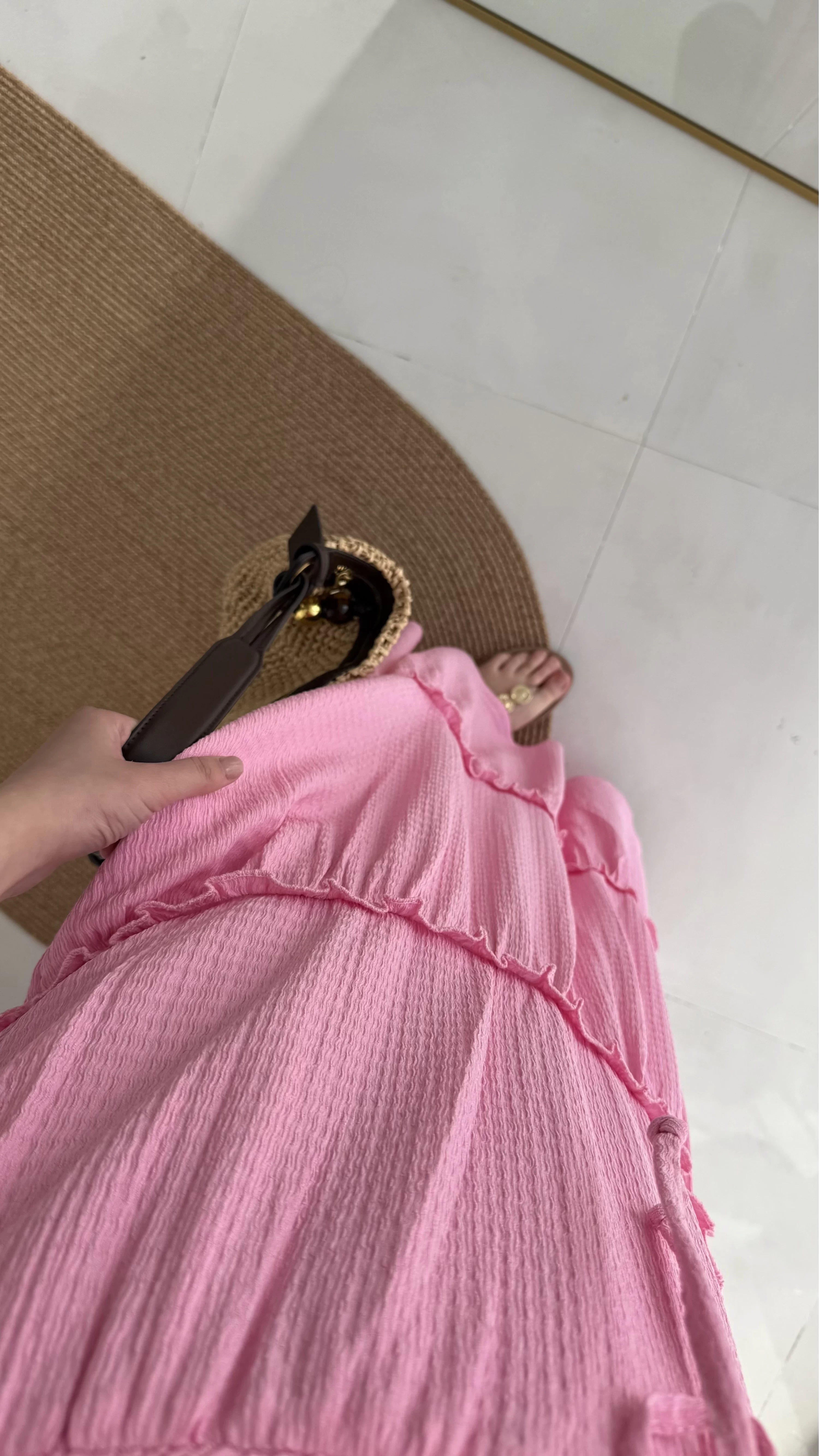 Pinterst Etek Astarlı Pembe