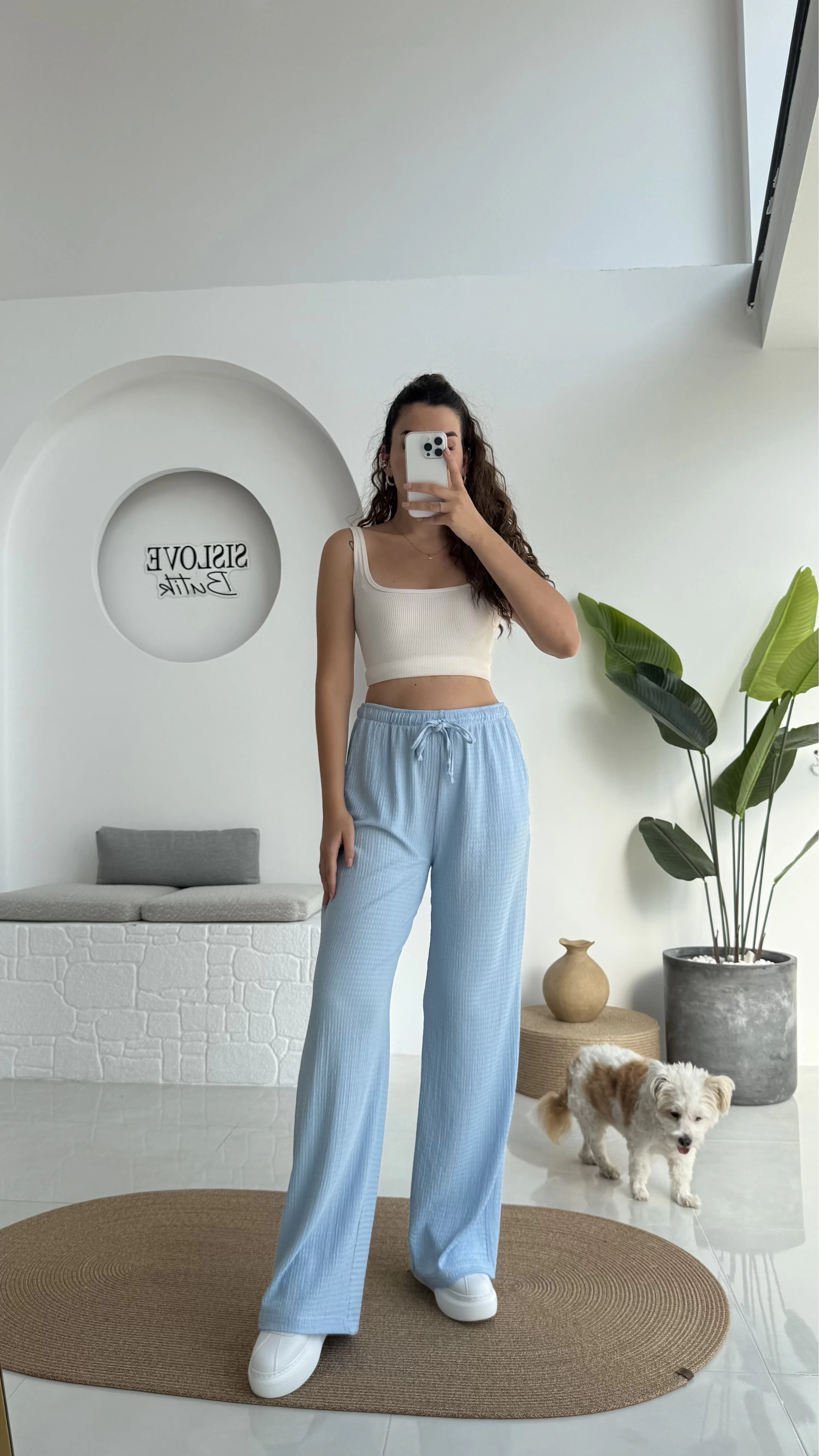 Ru Bürümcük Pantolon Bebe Mavisi - 4023