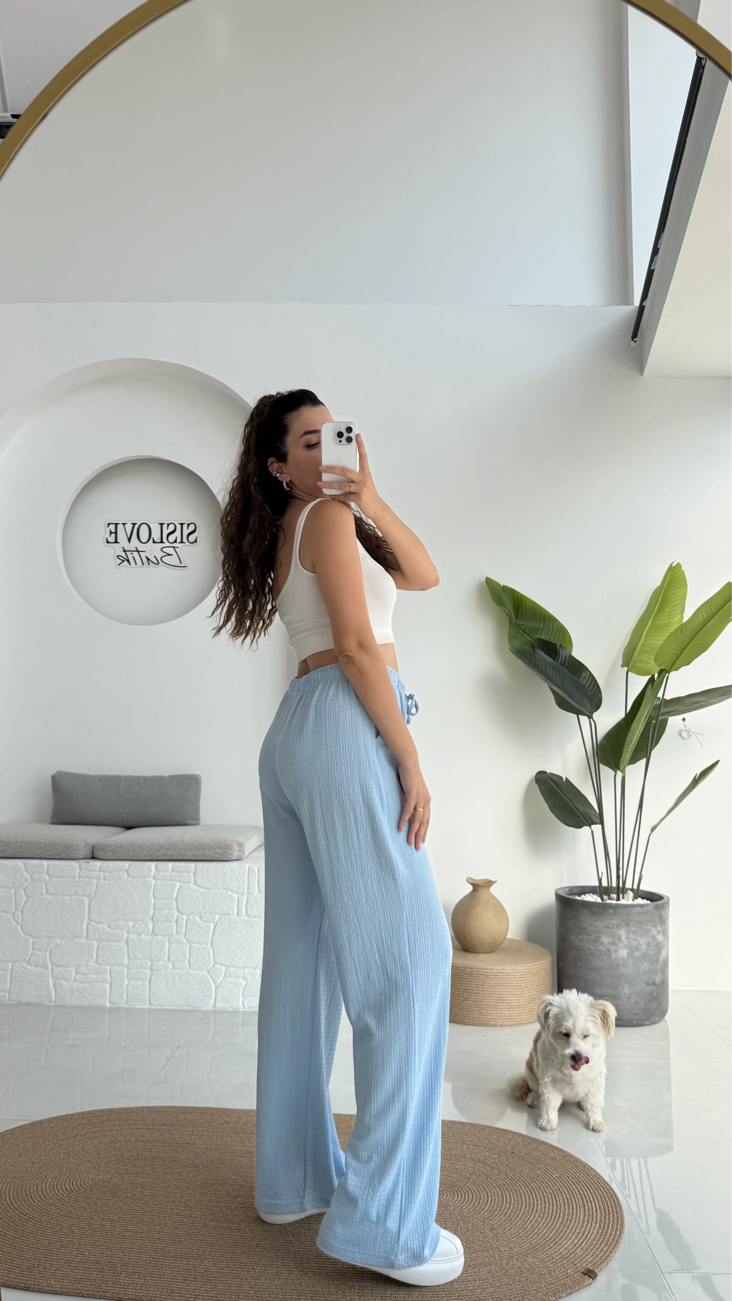 Ru Bürümcük Pantolon Bebe Mavisi - 4023