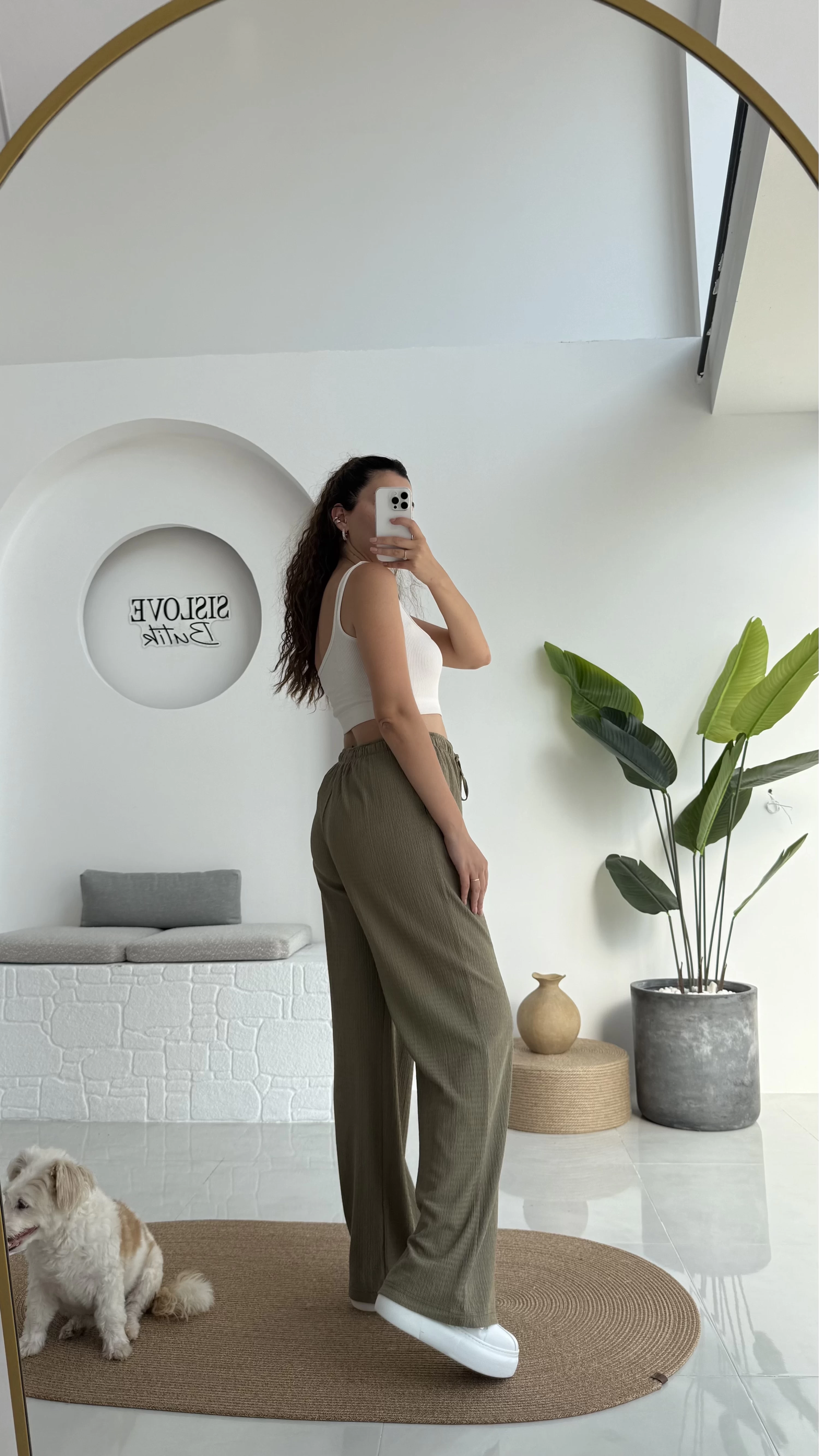 Ru Bürümcük Pantolon Haki - 4023