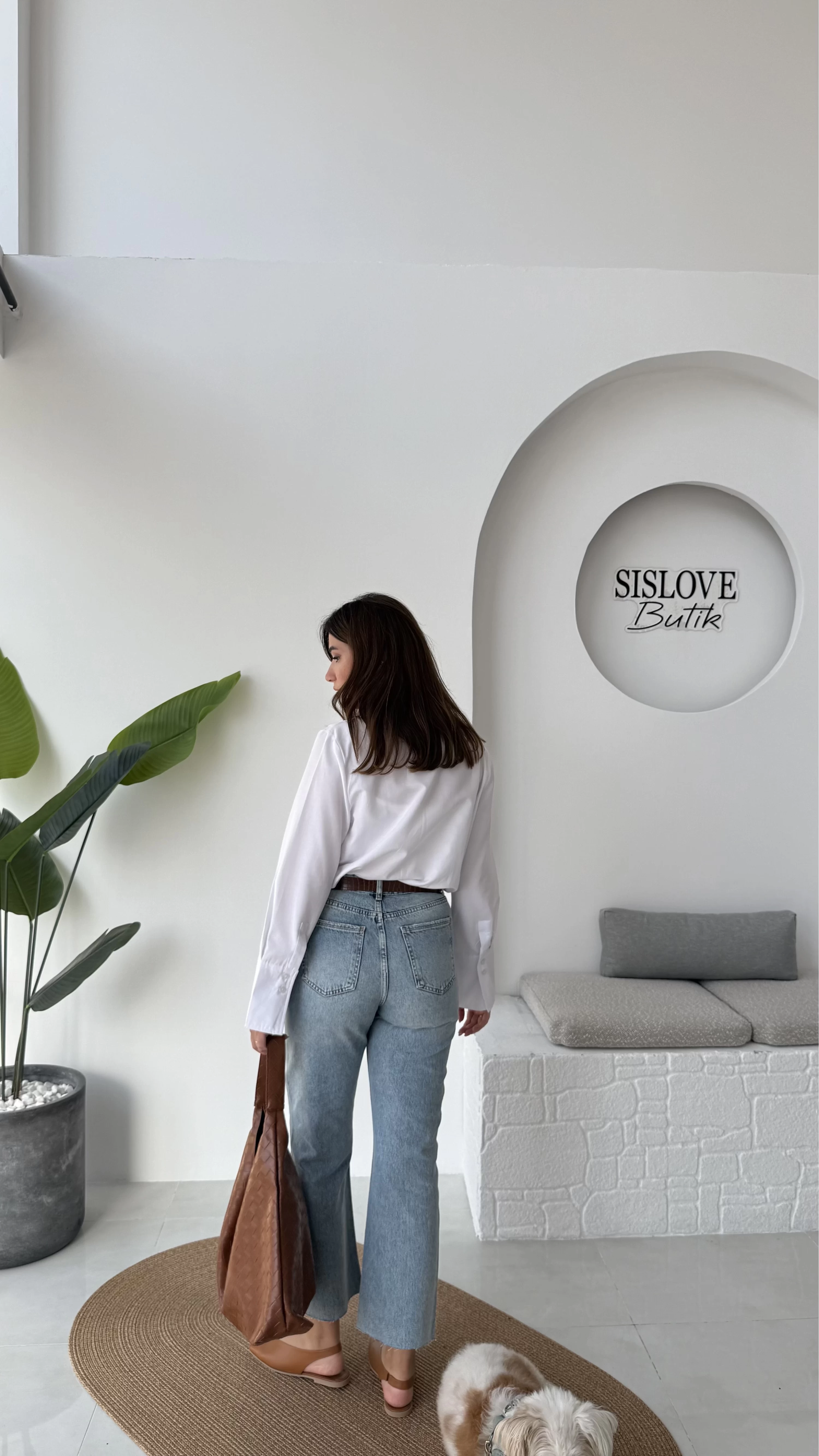 Sierra Mavi Yüksek Bel Wide Leg Jean - Kod: 974