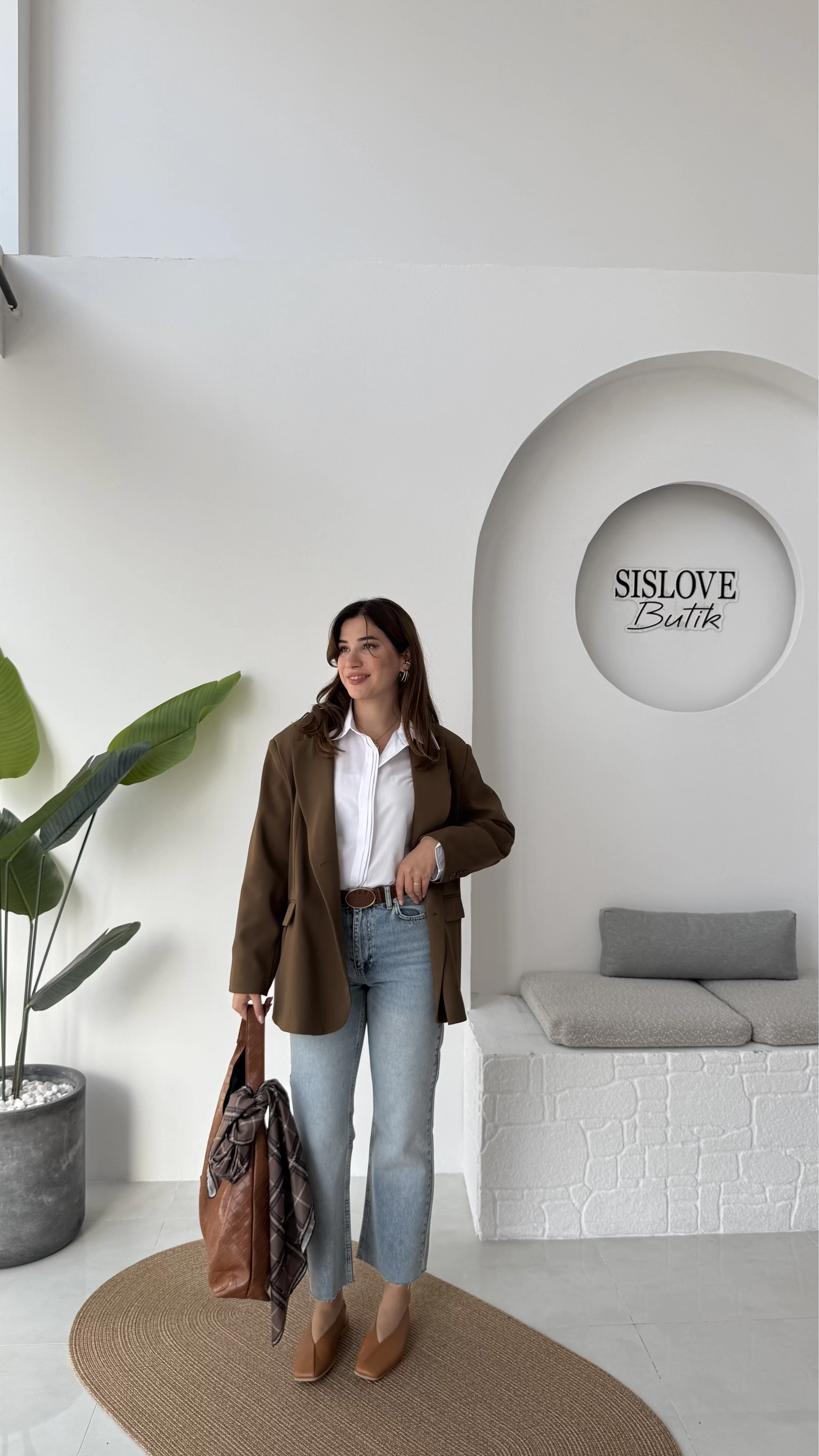 Sierra Mavi Yüksek Bel Wide Leg Jean - Kod: 974