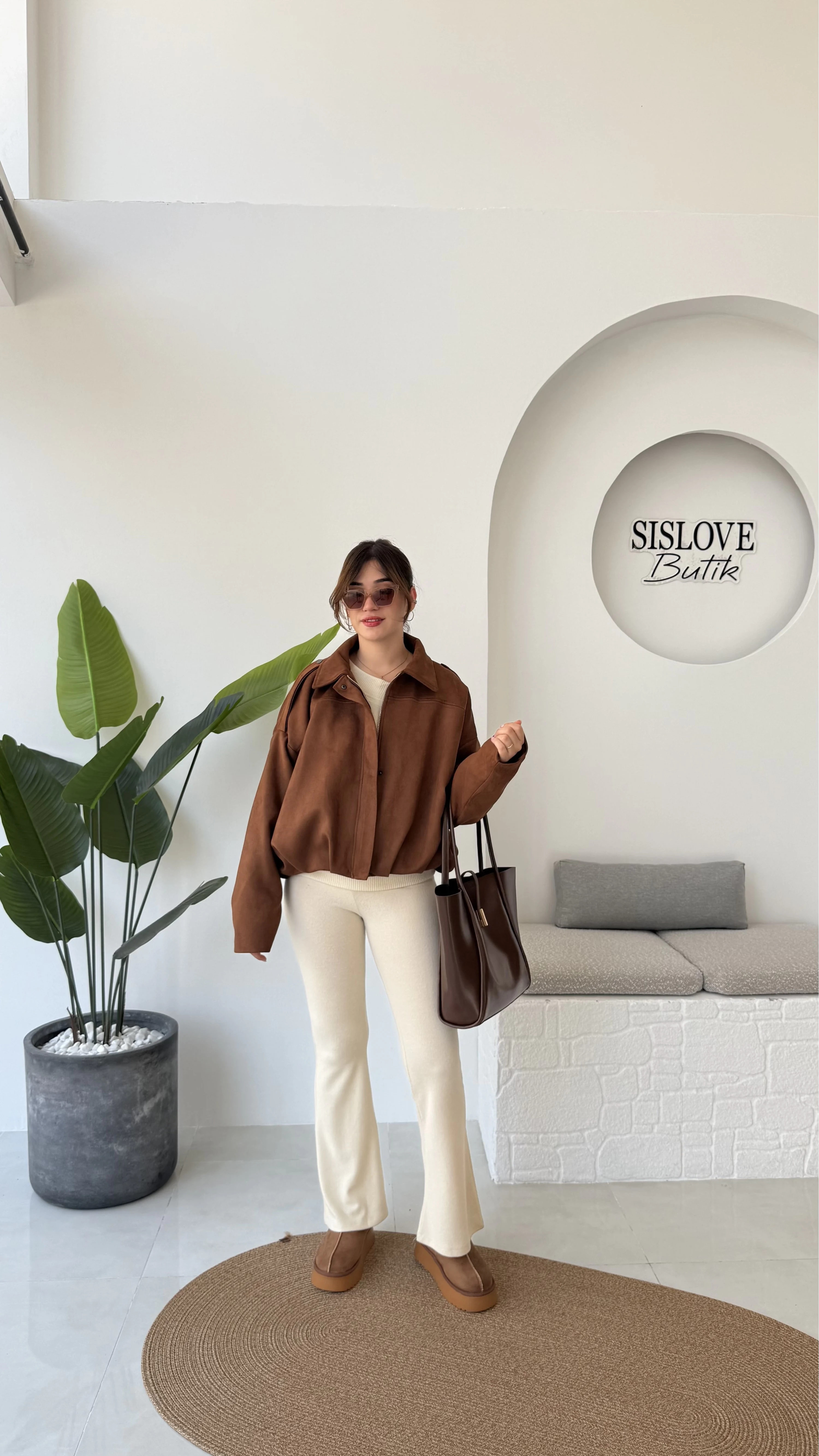 Taba Süet Ceket - Kod: 508230