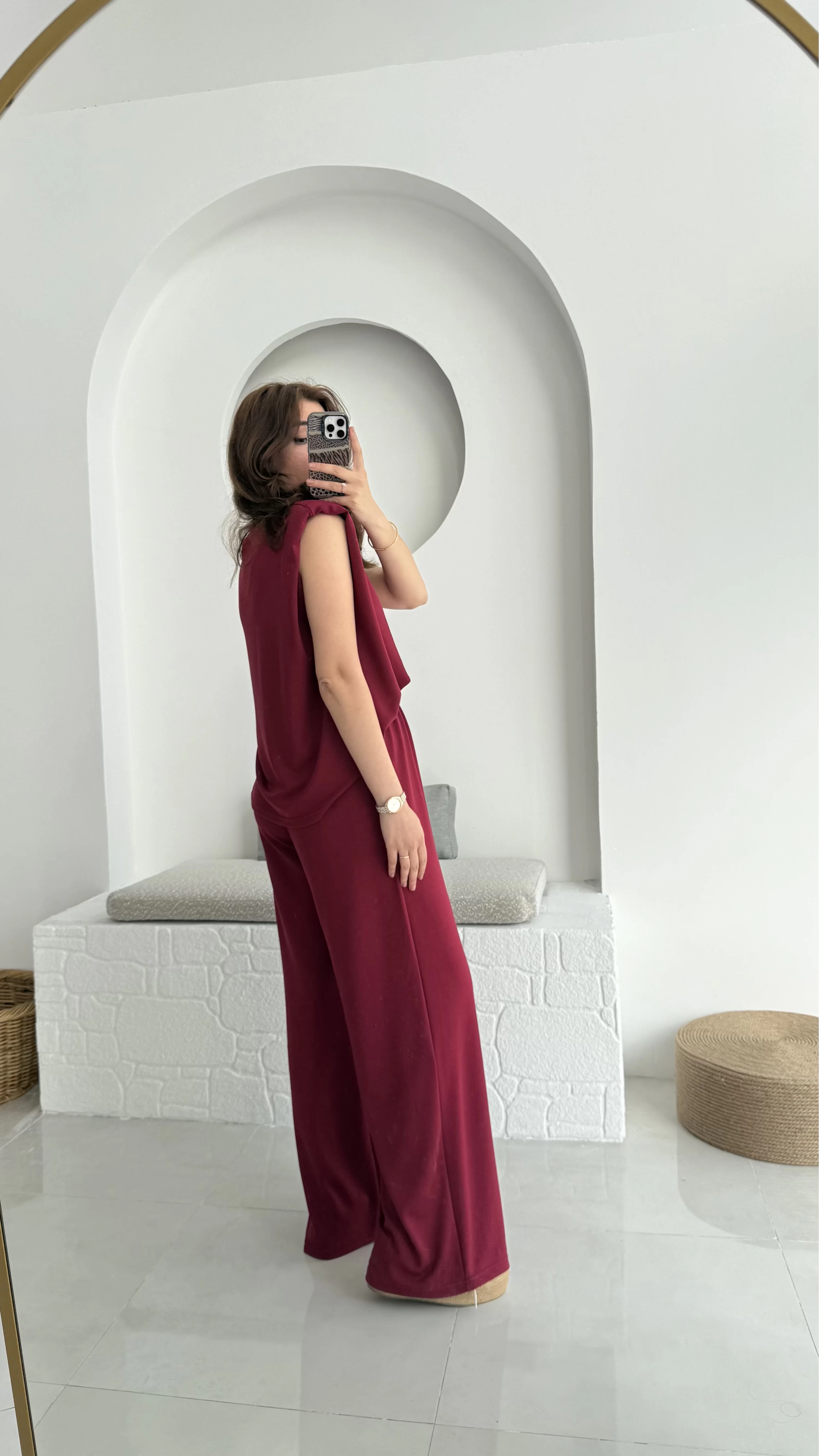 Vatklı Oys Takım Maes Bordo - 1044