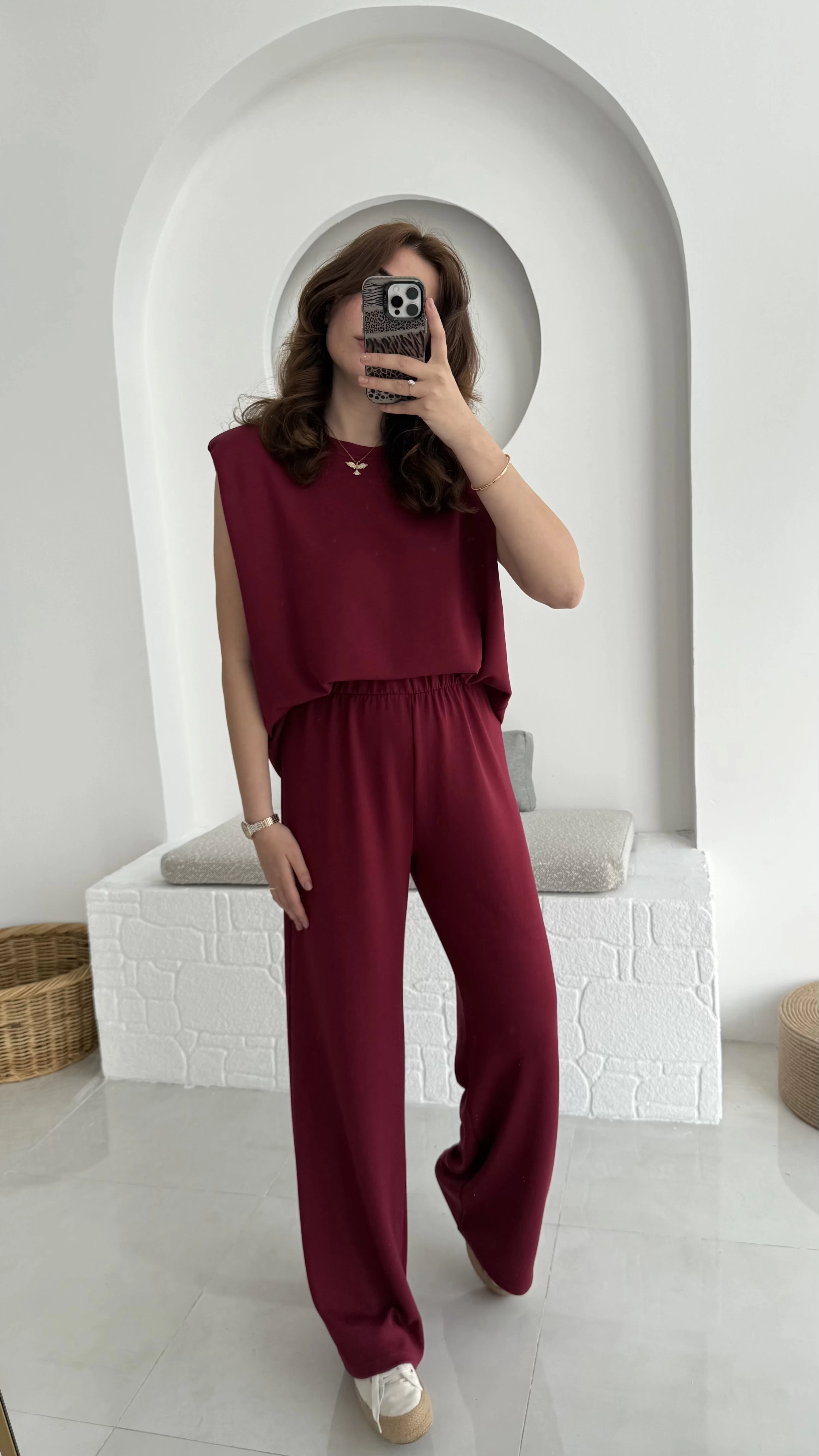 Vatklı Oys Takım Maes Bordo - 1044