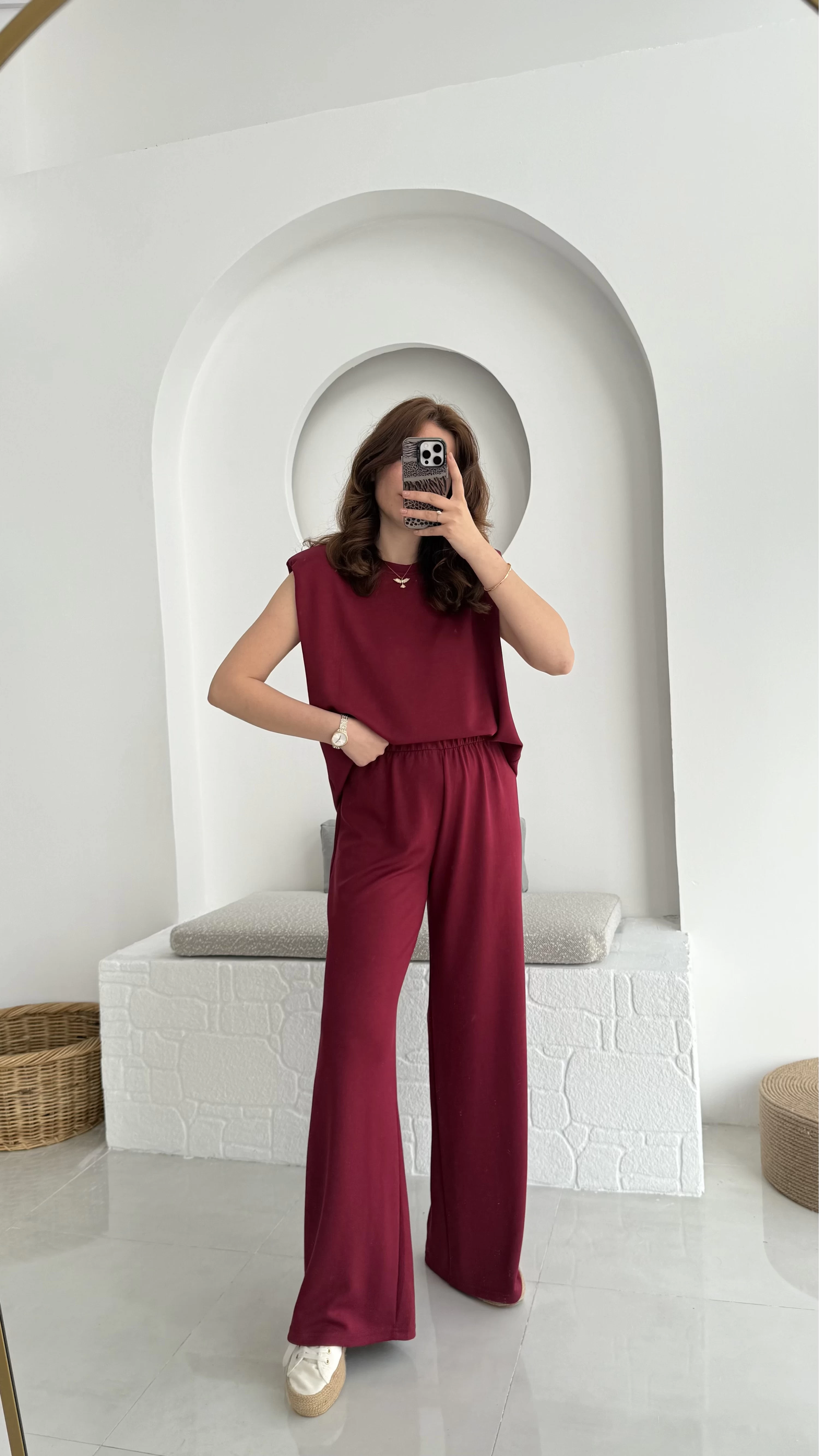 Vatklı Oys Takım Maes Bordo - 1044