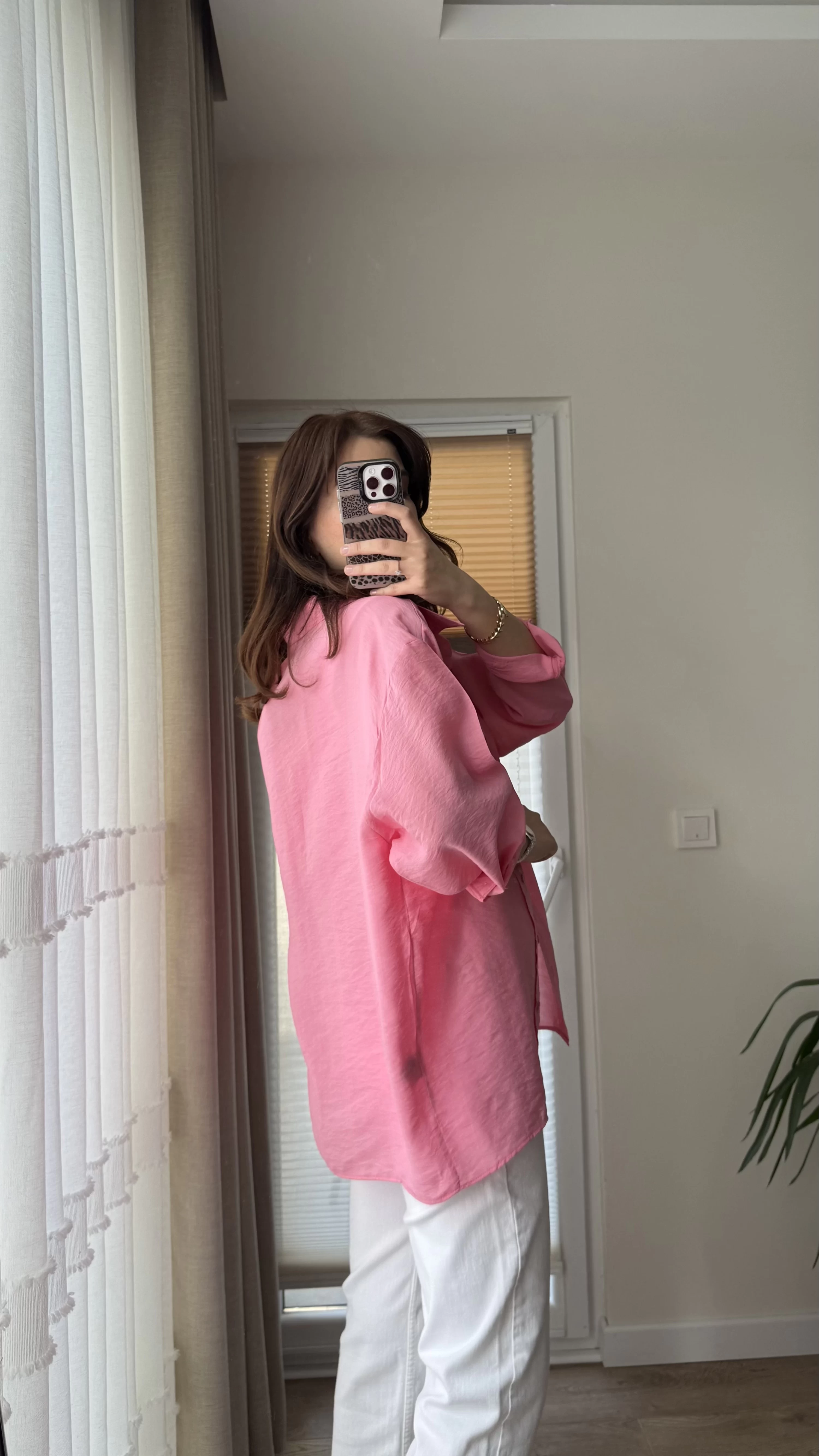 VAYS Tensel Gömlek - Pembe