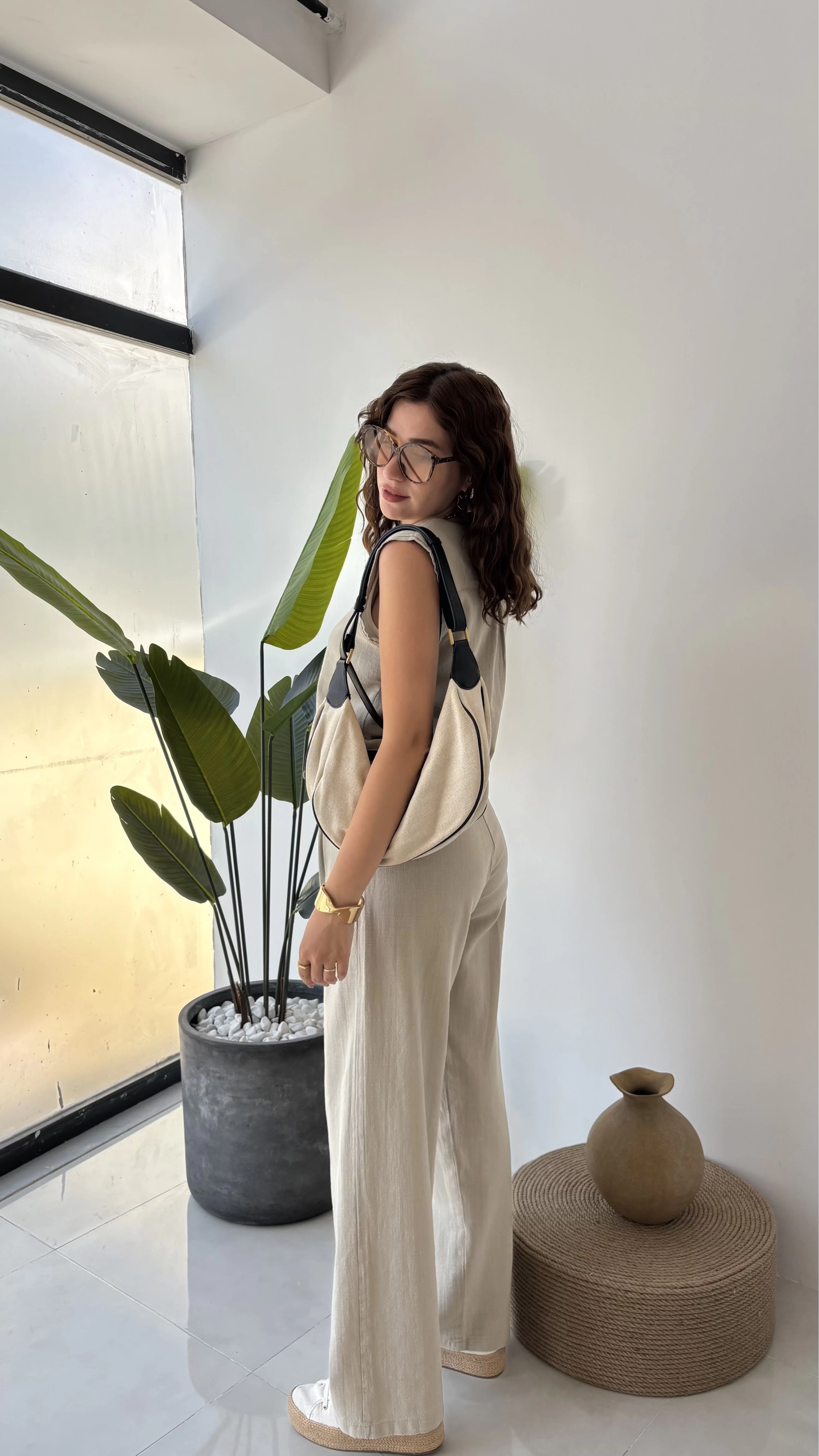Zenya Yelek - İpli Pantolon Takım - Mint