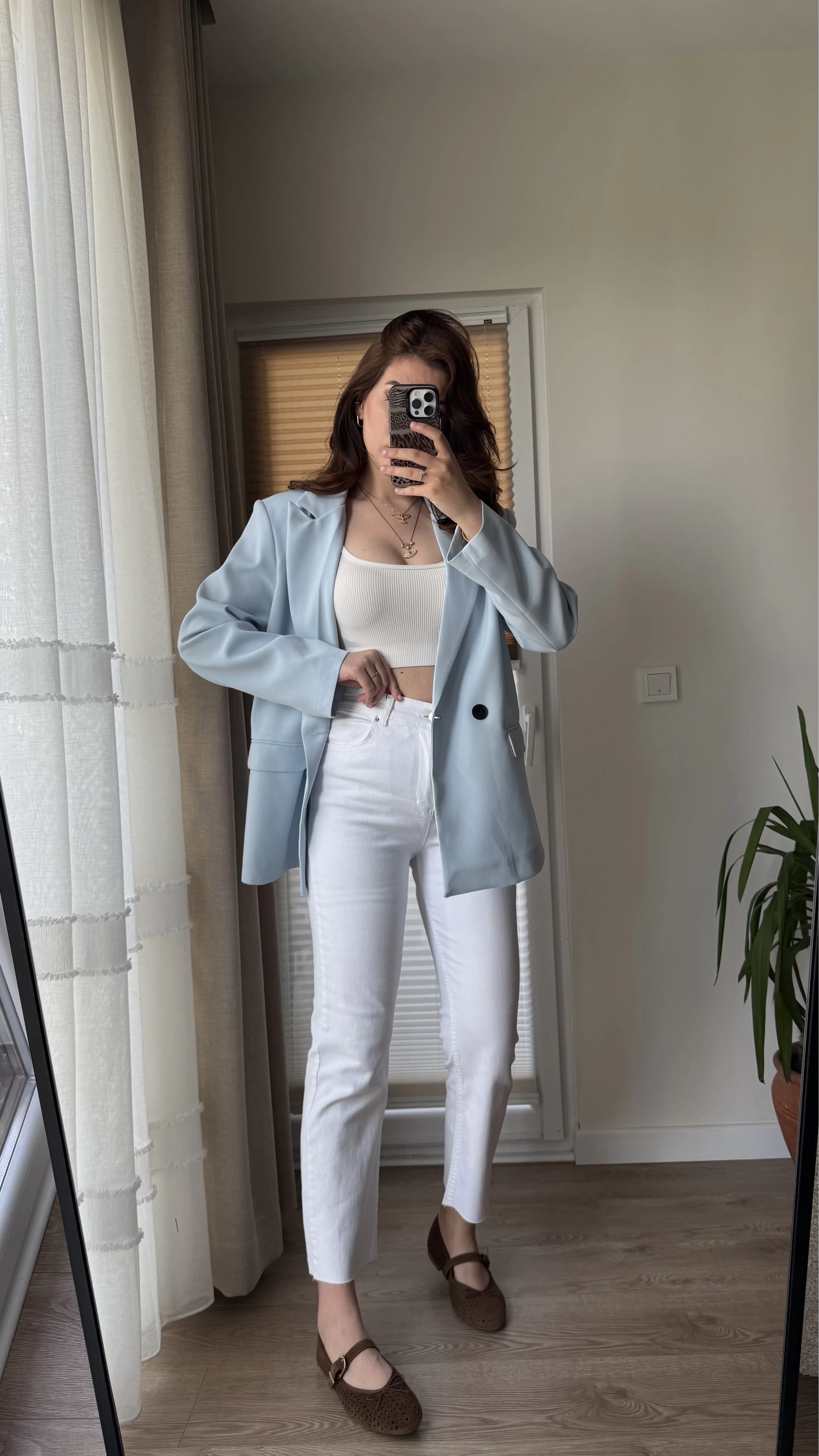 Zr Meyla Beyaz Rengi Slim Fit Jean (NO:5)