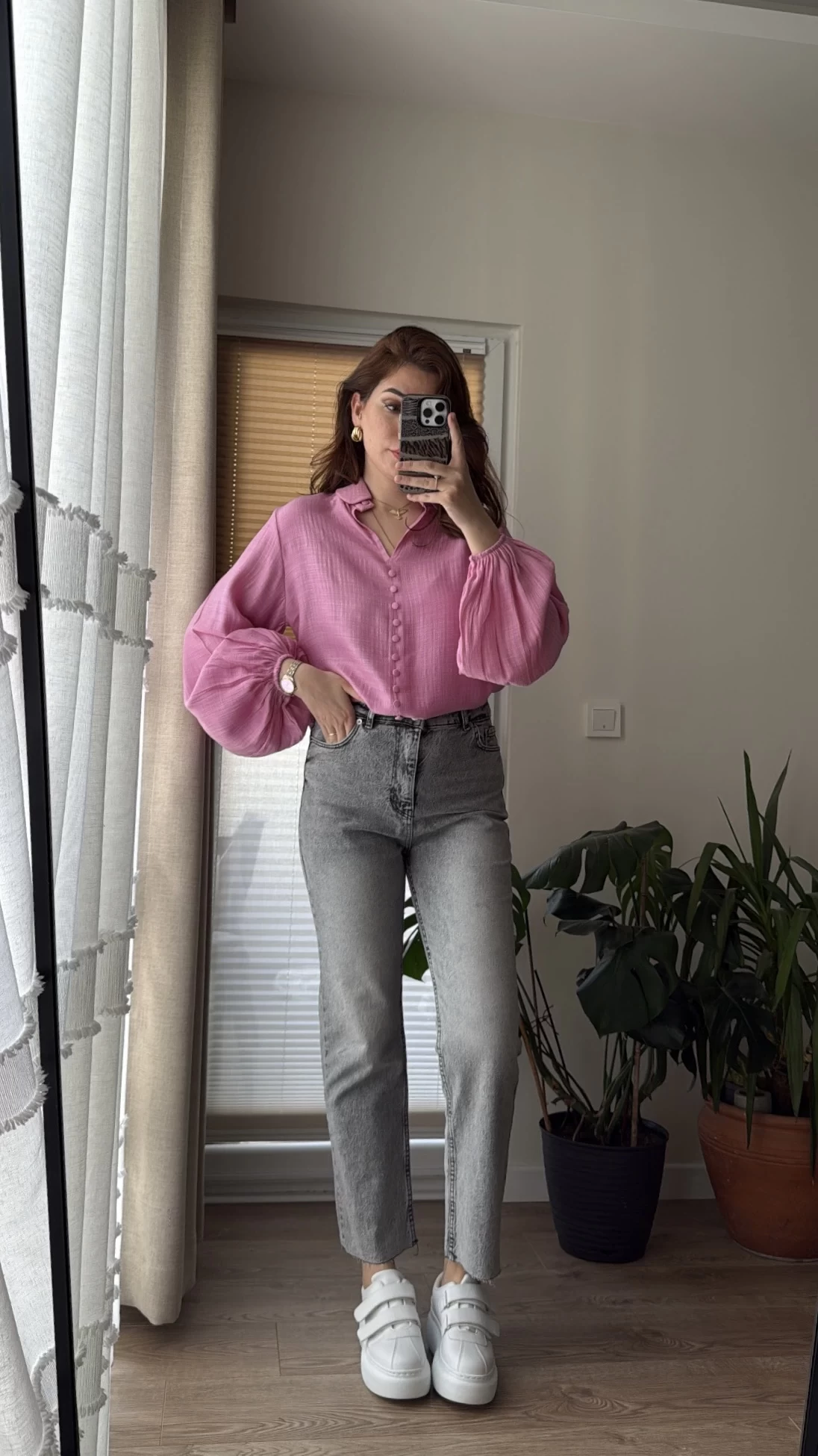 Zr Meyla Duman Rengi Slim Fit Jean (NO:5)