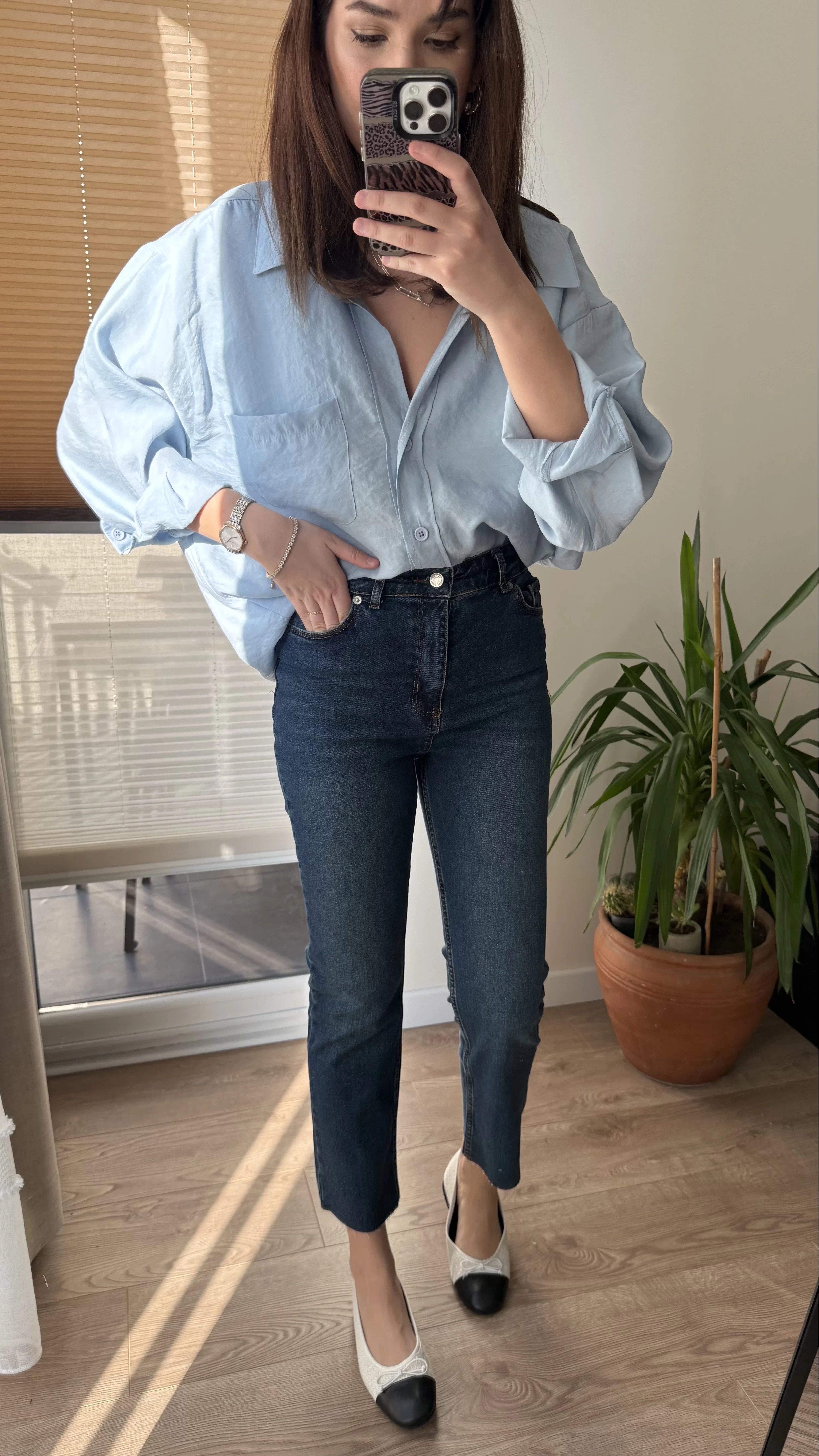 Zr Meyla Lacivert Tonları Rengi Slim Fit Jean