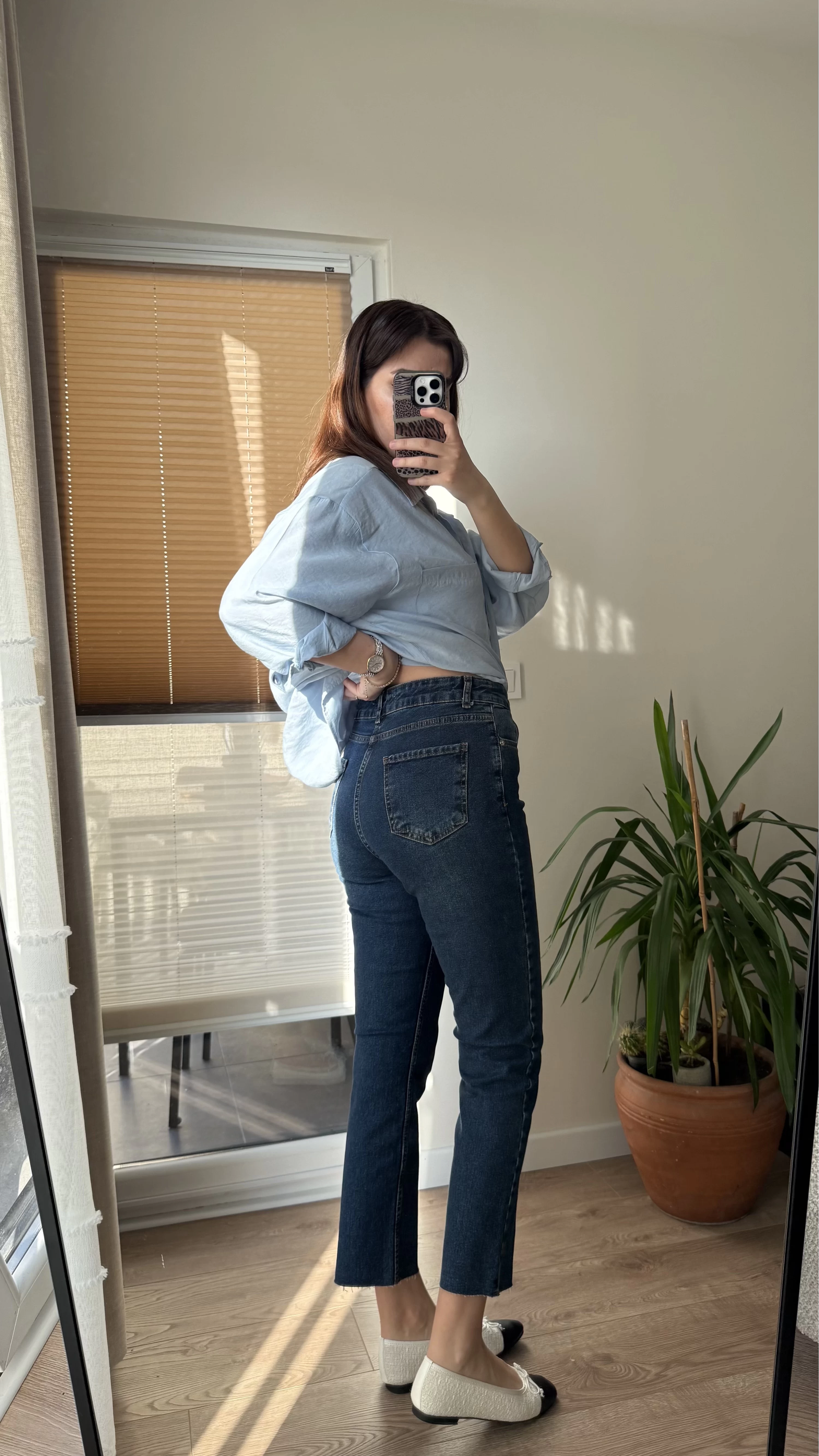 Zr Meyla Lacivert Tonları Rengi Slim Fit Jean