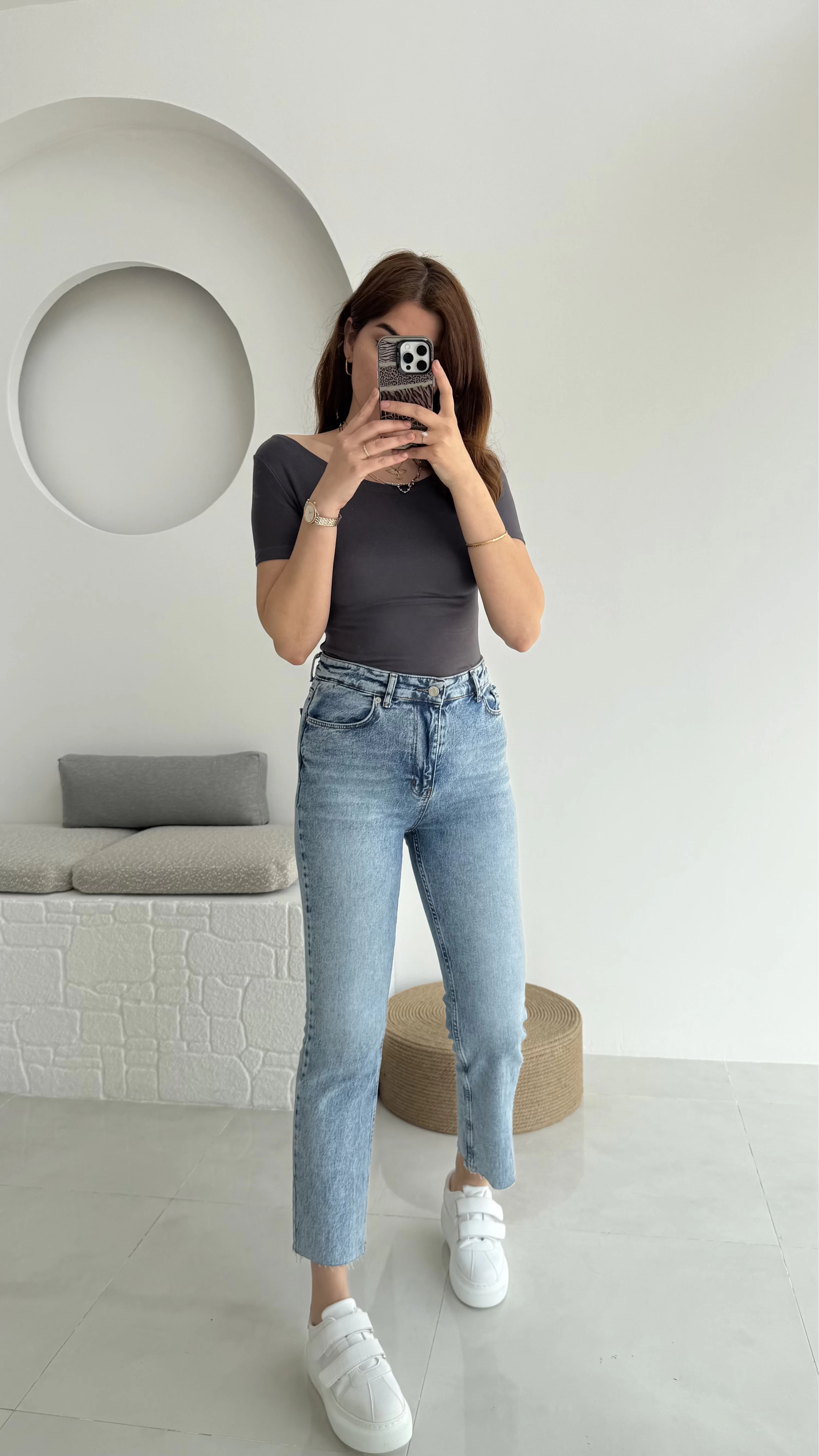 Zr Meyla Mavi Tonları Slim Fit Jean (NO:8)