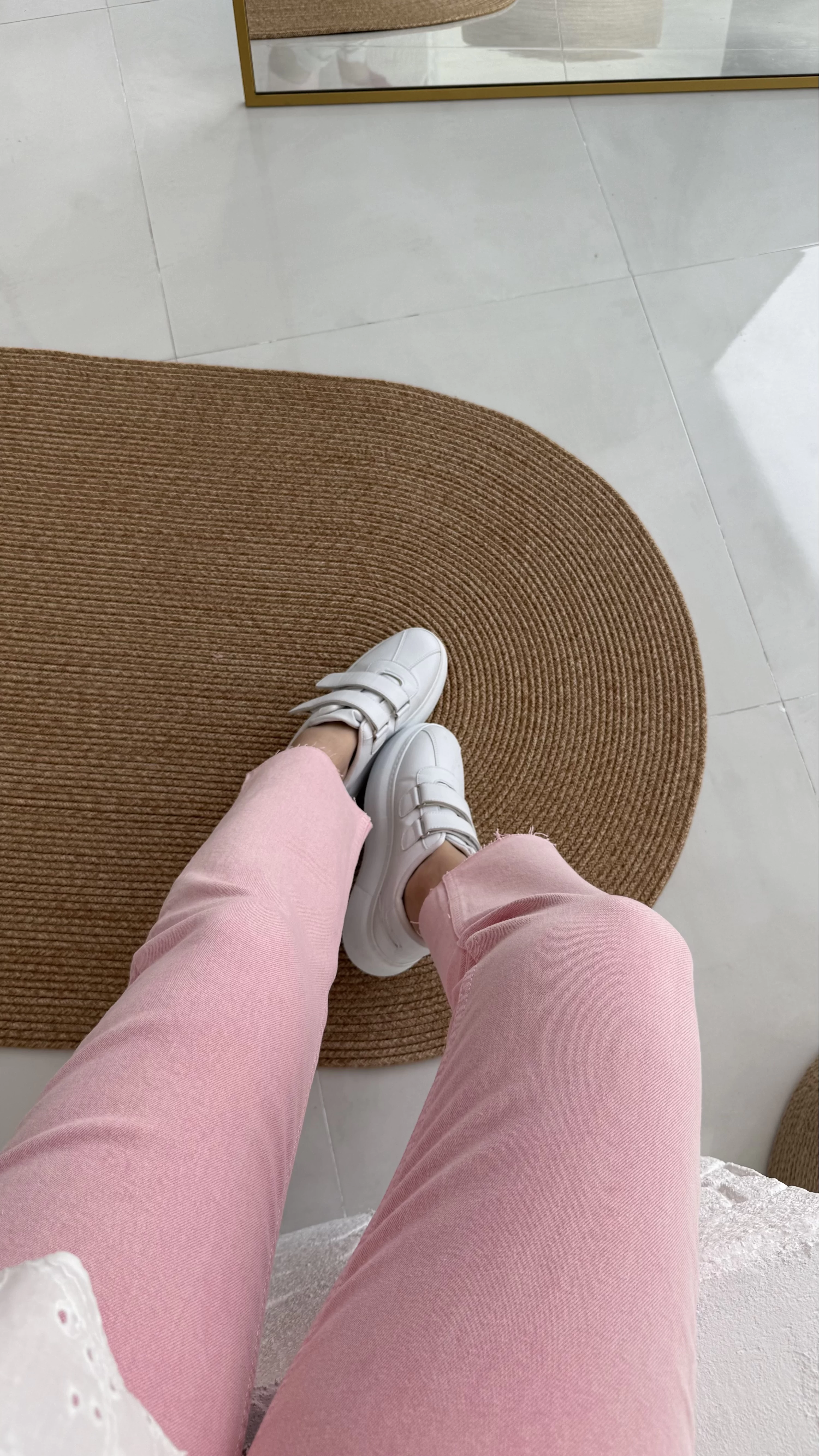 Zr Meyla Pembe Slim Fit Jean
