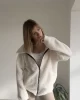 Beyaz Peluş Hırka