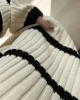Çizgili Oversize Kazak