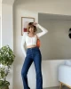 Likralı Dark Jean
