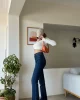 Likralı Dark Jean