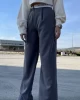 Simp Koyu Gri Palazzo