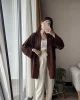 Acı Kahve Müslin Kumaş Kimono