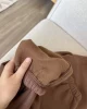 Acı Kahve Polarlı Kapüşonlu Eşofman Takımı