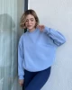 Bebe Mavisi İçi Polarlı Sweat