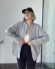 Bomber Kaşe Gri Ceket