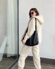 Clou Bej Oversize Hırkalı Takım